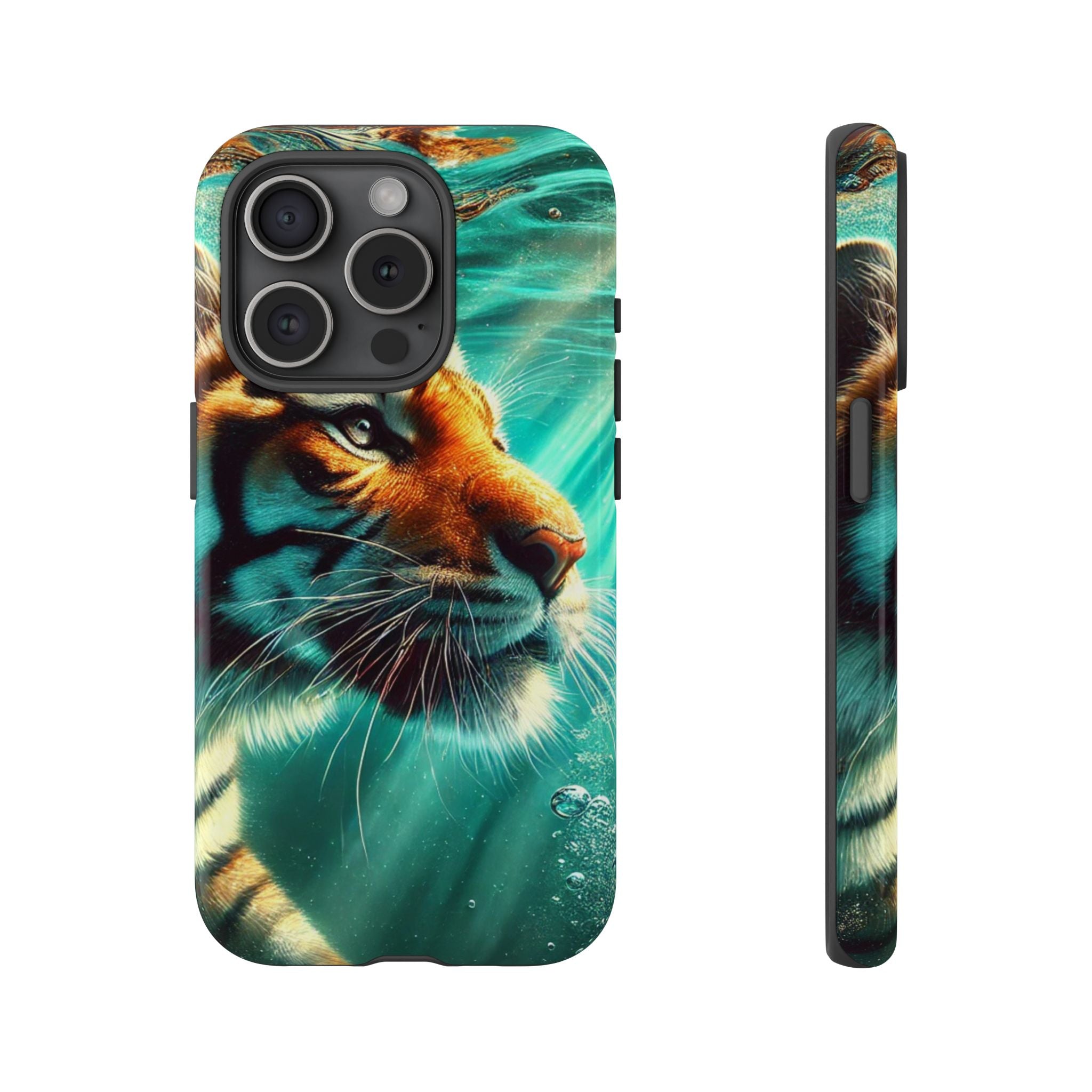 Underwater Tiger Phone Case Premium Wildlife Design