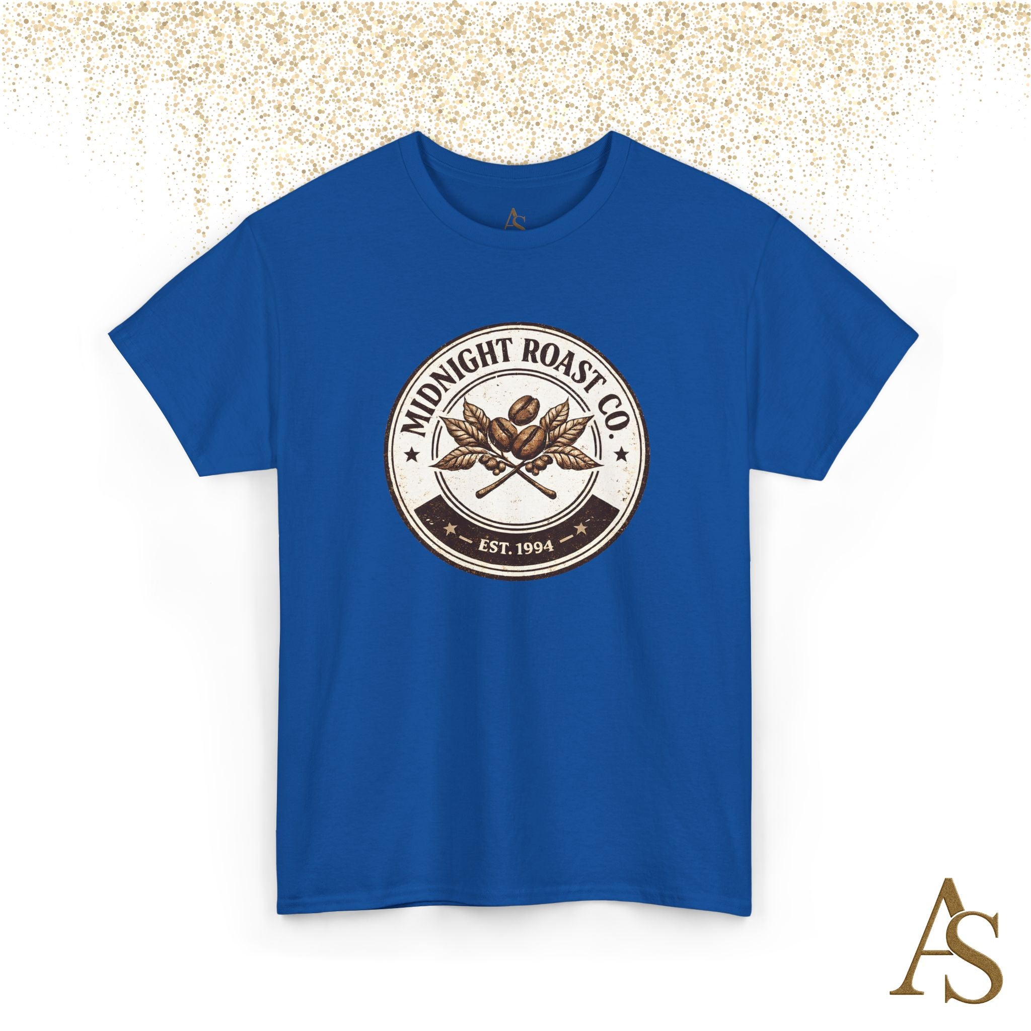Midnight Roast Coffee T Shirt Vintage Coffee Lover Graphic Tee Retro Cafe Style