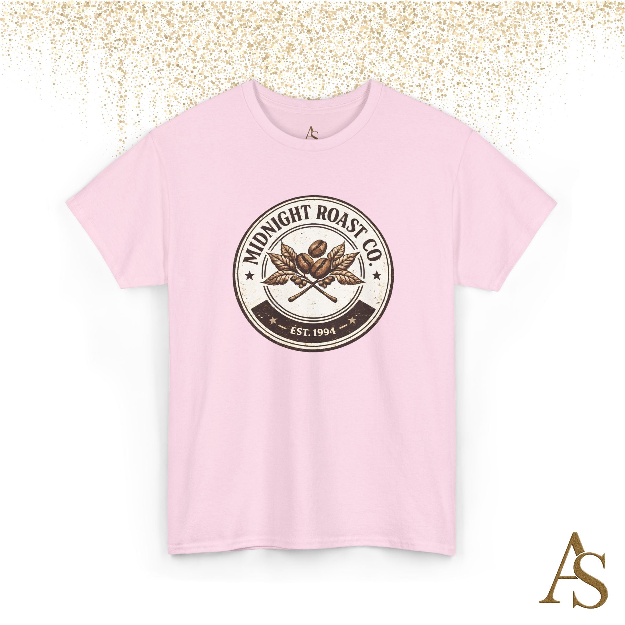 Midnight Roast Coffee T Shirt Vintage Coffee Lover Graphic Tee Retro Cafe Style