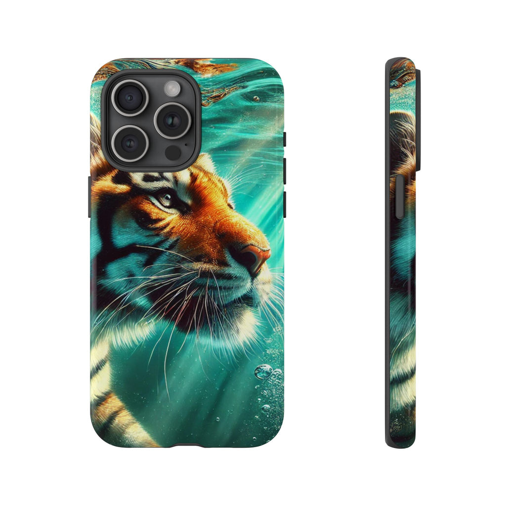 Underwater Tiger Phone Case Premium Wildlife Design