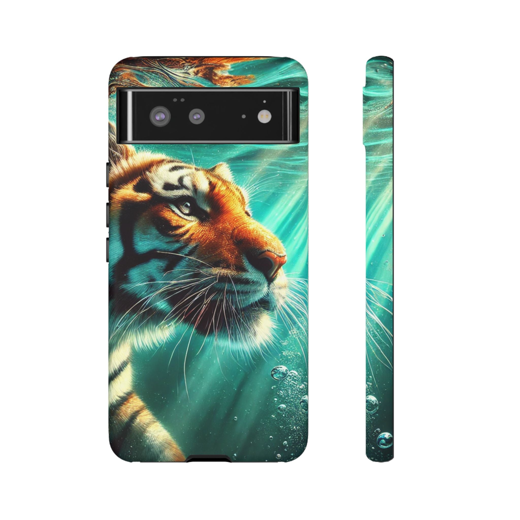 Underwater Tiger Phone Case Premium Wildlife Design