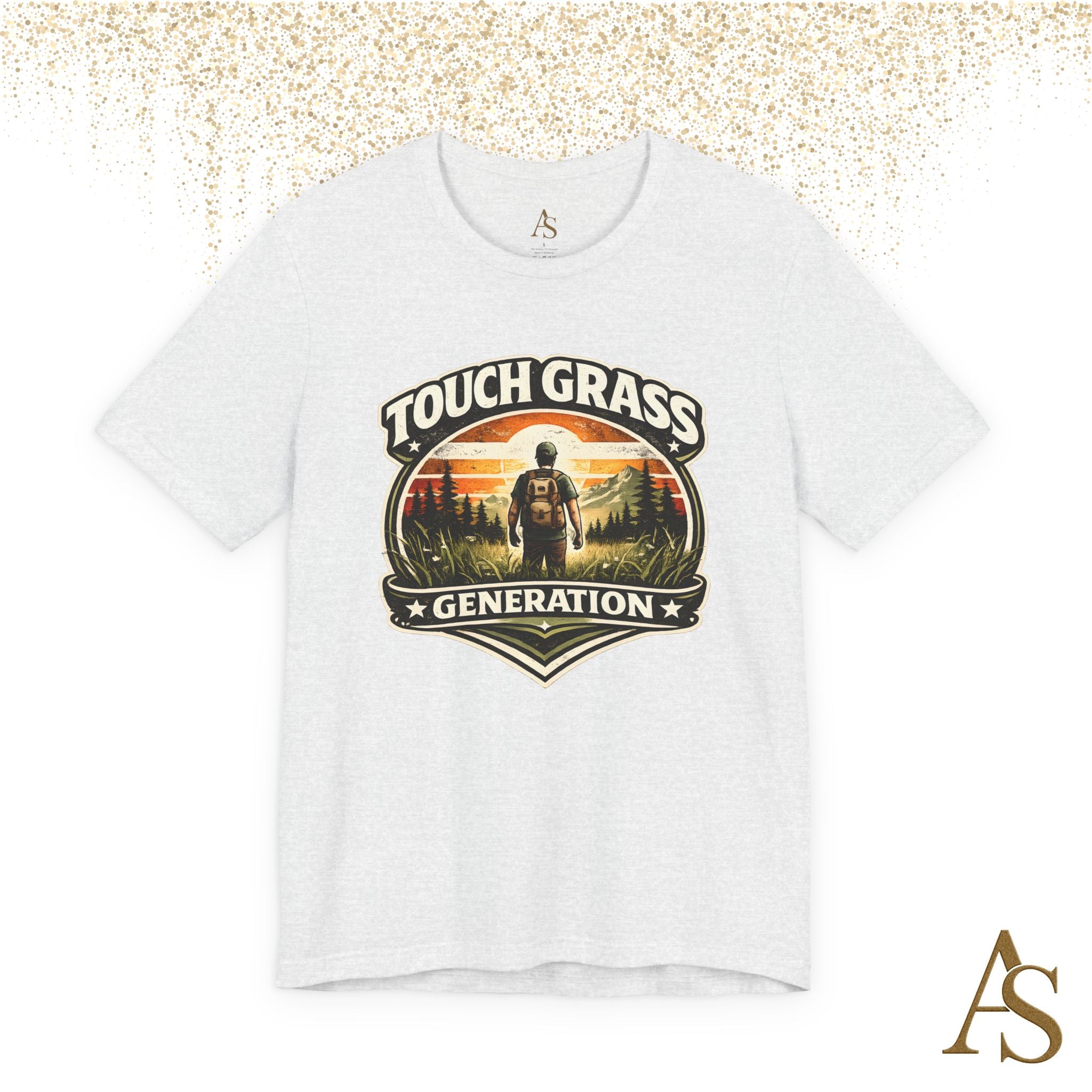 Touch Grass Generation T Shirt Premium Nature Graphic Tee