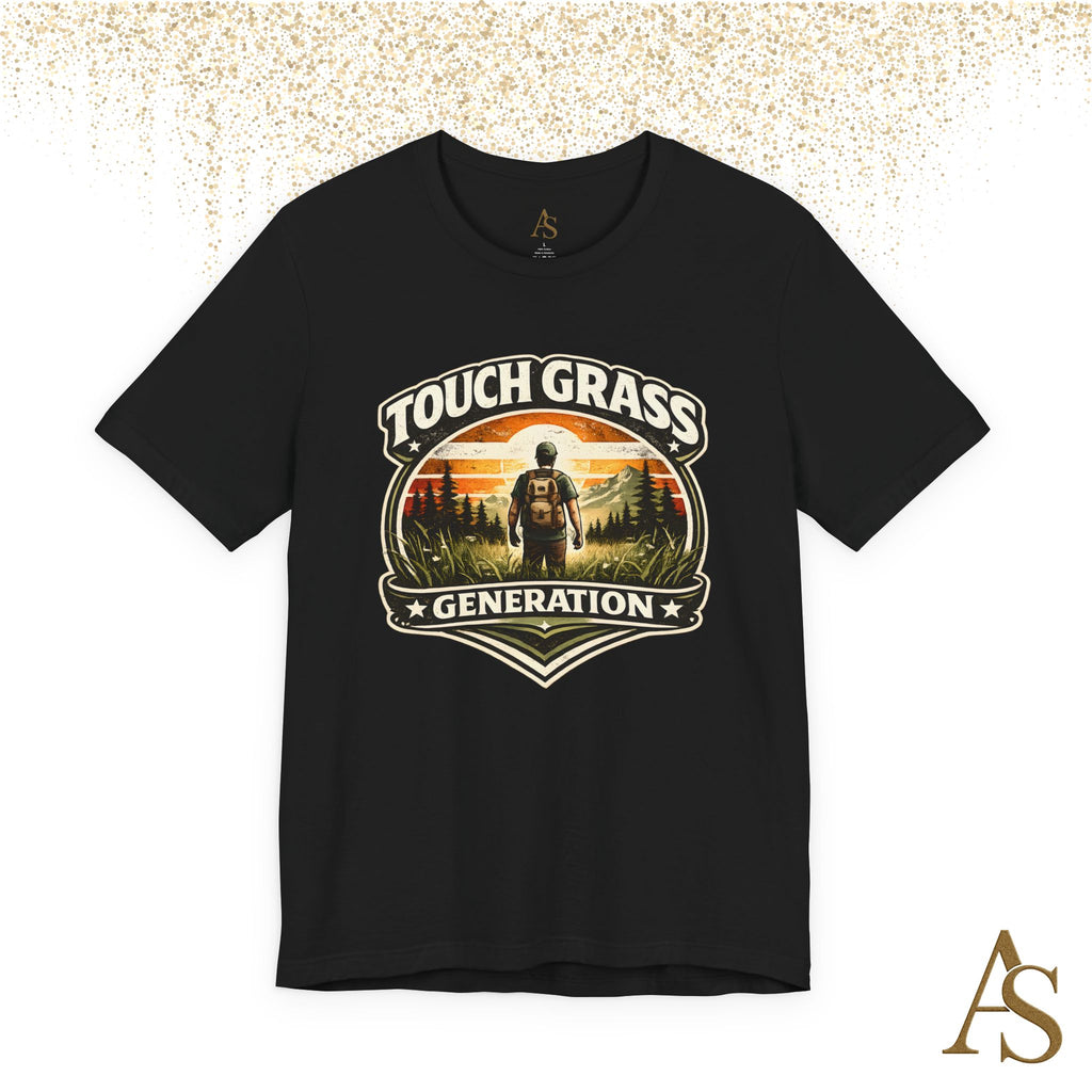 Touch Grass Generation T Shirt Premium Nature Graphic Tee