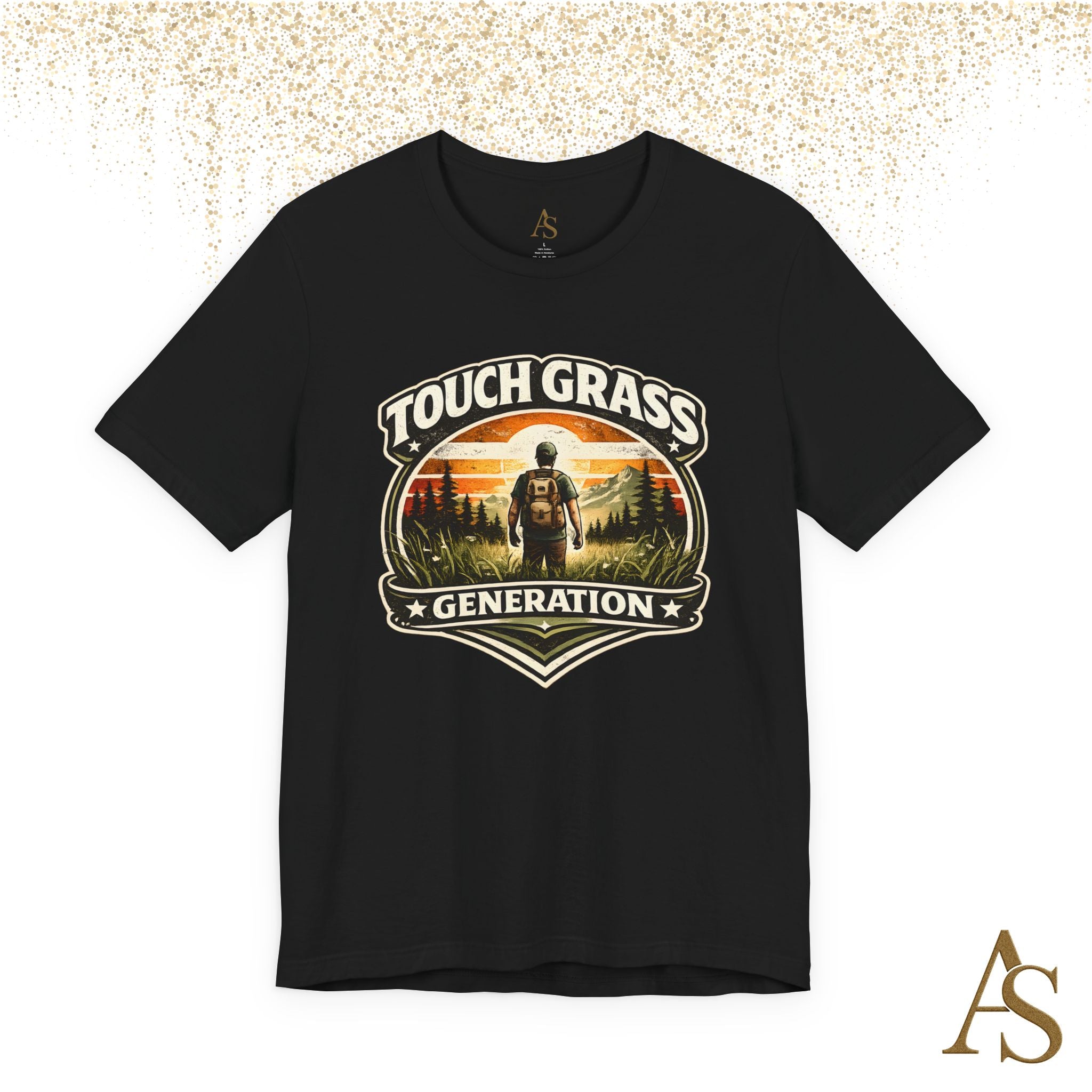 Touch Grass Generation T Shirt Premium Nature Graphic Tee