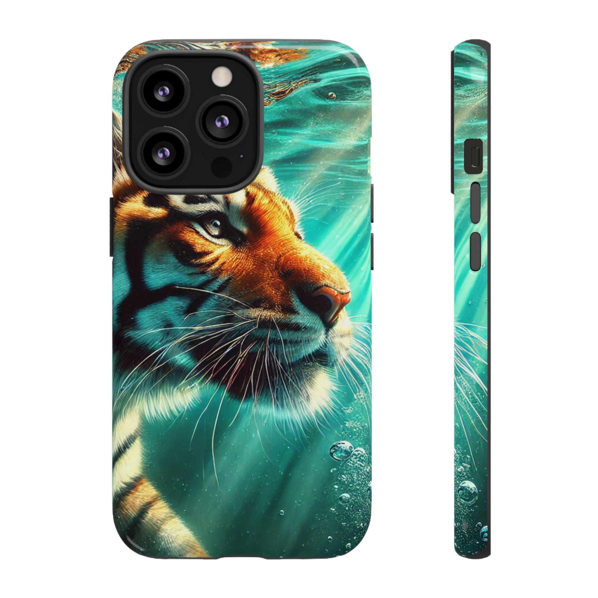 Underwater Tiger Phone Case Premium Wildlife Design