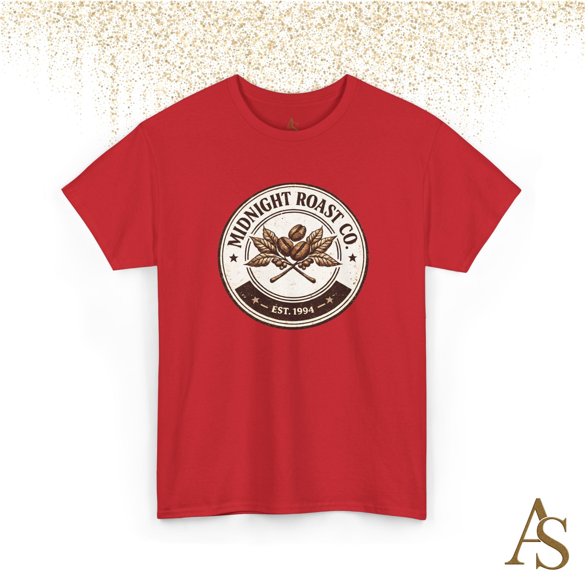 Midnight Roast Coffee T Shirt Vintage Coffee Lover Graphic Tee Retro Cafe Style