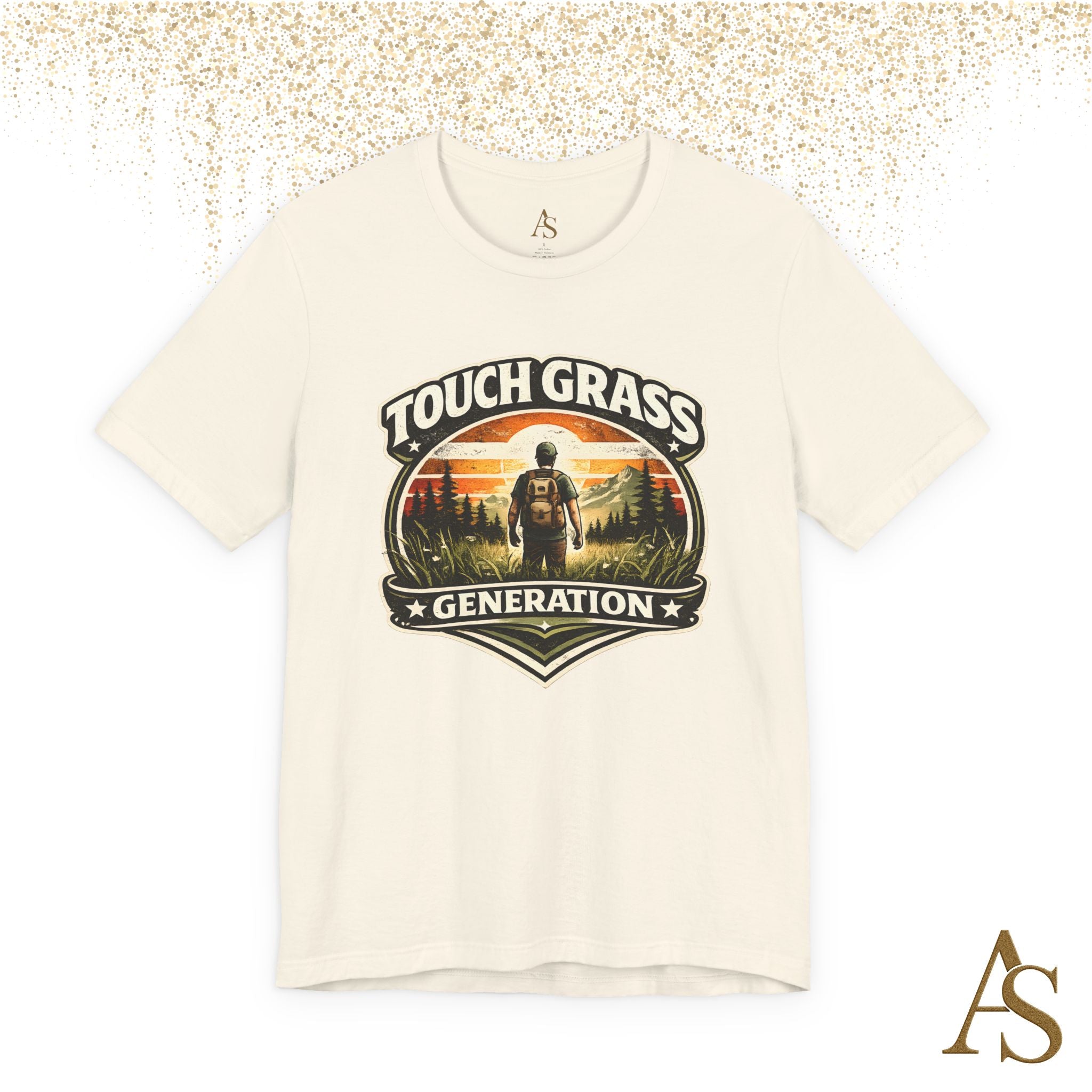 Touch Grass Generation T Shirt Premium Nature Graphic Tee