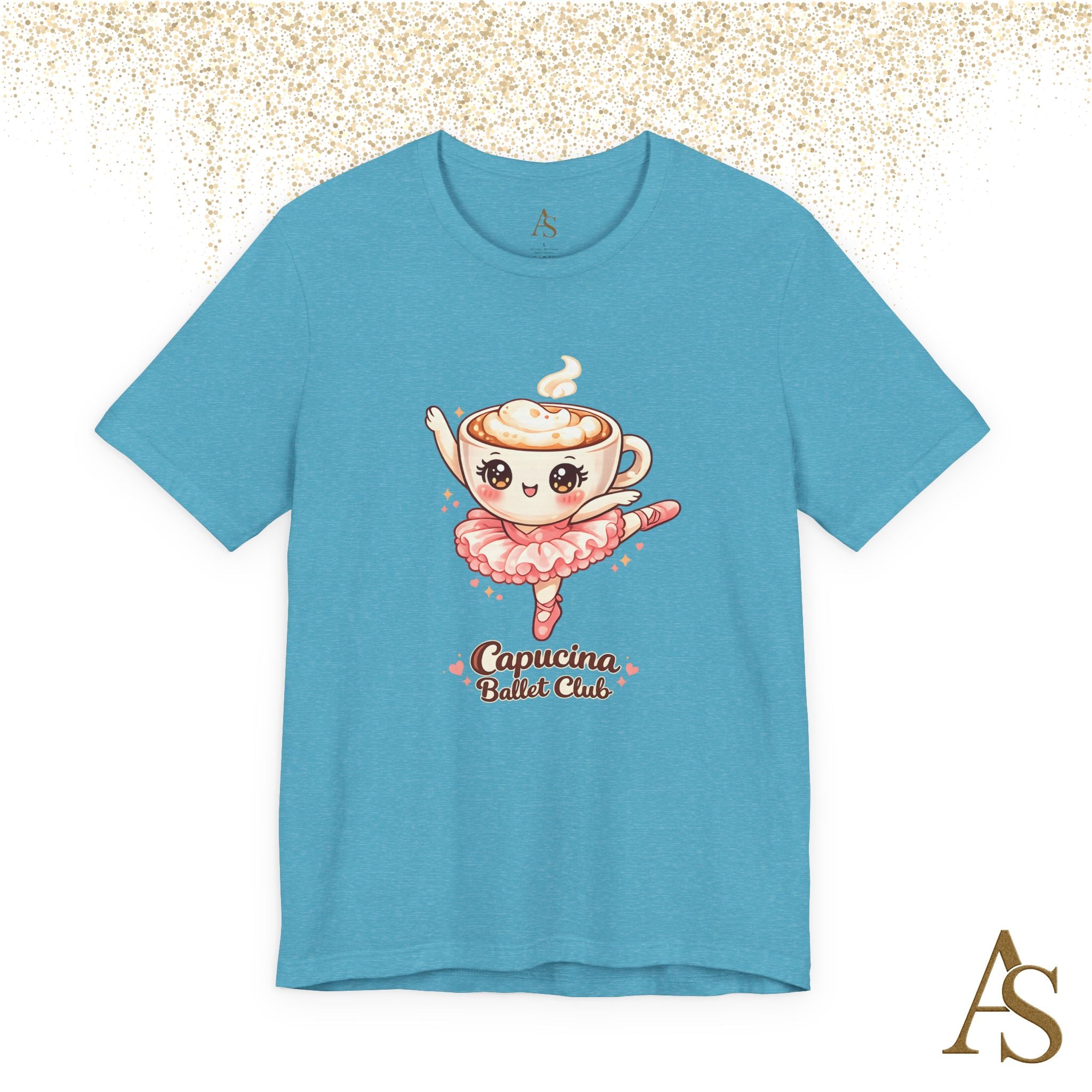 Capucina Ballet Club Kawaii Coffee Ballerina T Shirt Cute Cappuccino Dancer Tee