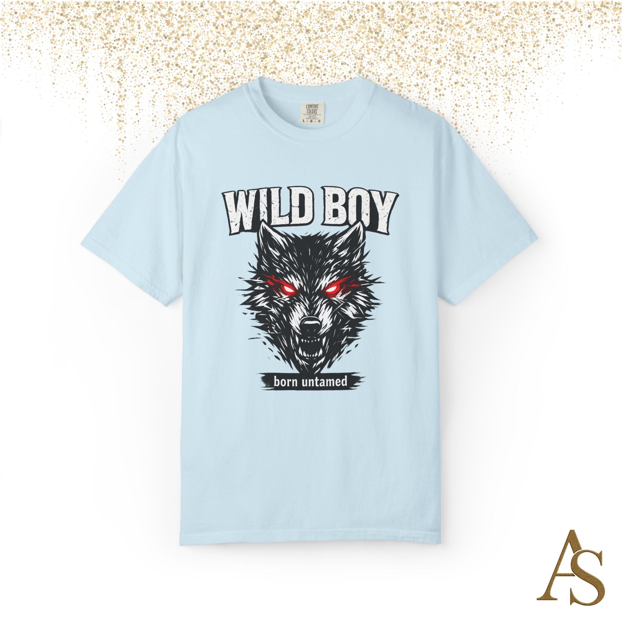 Wild Boy Wolf T-Shirt – Red Eyes Graphic Tee