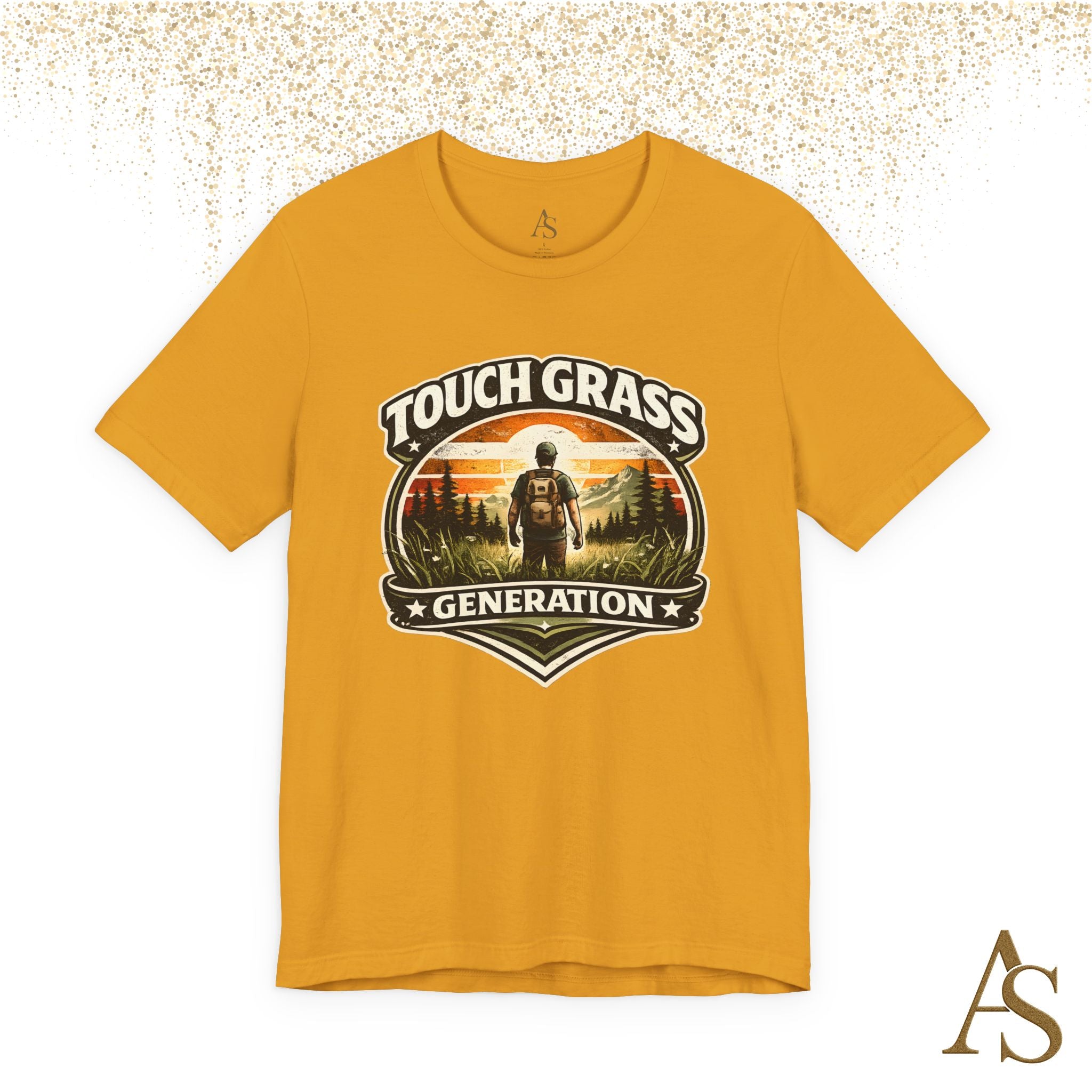 Touch Grass Generation T Shirt Premium Nature Graphic Tee