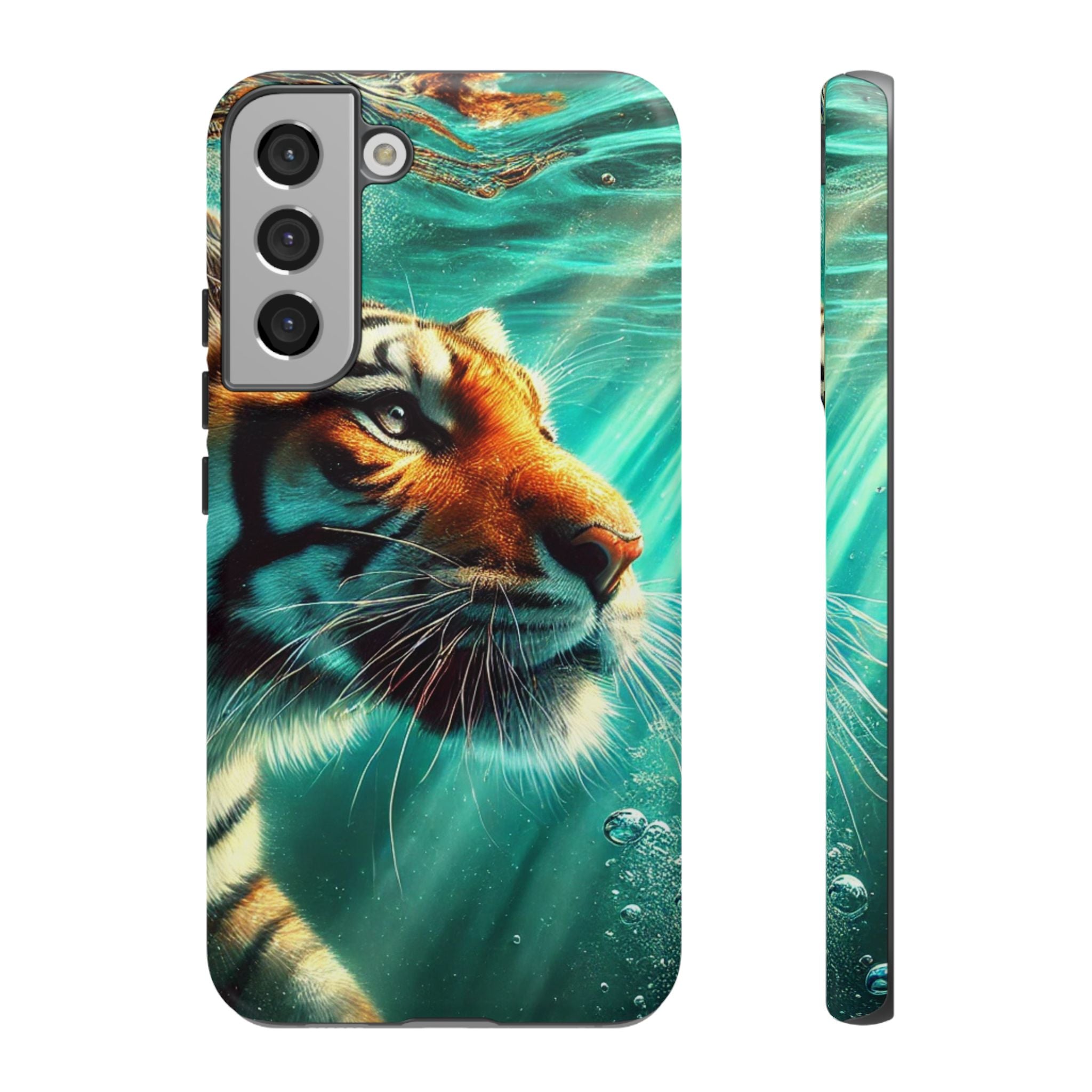 Underwater Tiger Phone Case Premium Wildlife Design