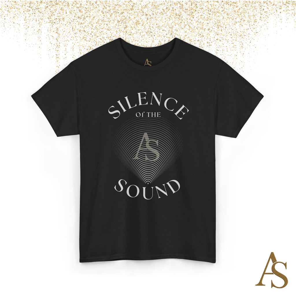 Silence of the Sound T Shirt Minimalist Soundwave Graphic Tee Arcadia Silence