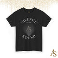 Silence of the Sound T Shirt Minimalist Soundwave Graphic Tee Arcadia Silence