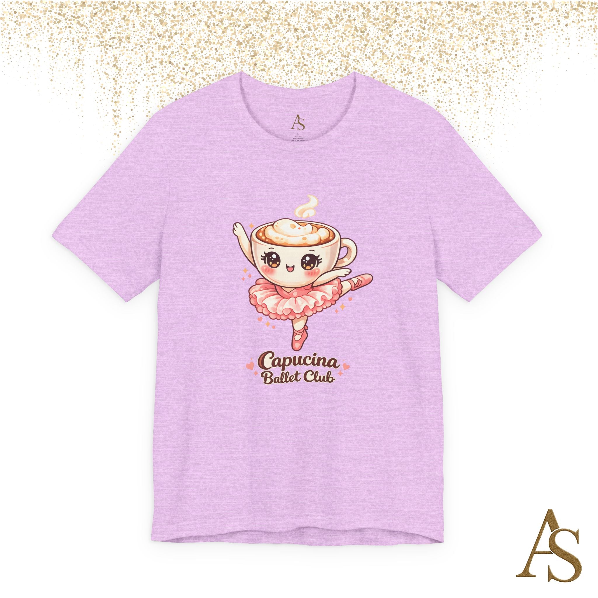 Capucina Ballet Club Kawaii Coffee Ballerina T Shirt Cute Cappuccino Dancer Tee