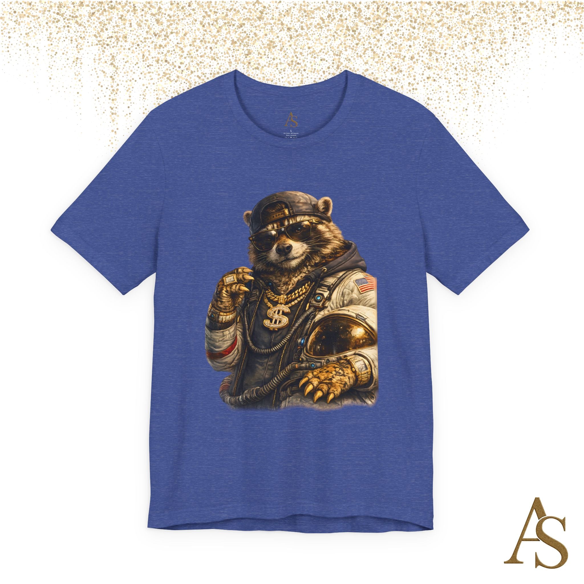 Raccoon Astronaut Graphic T-Shirt – Premium Streetwear Tee