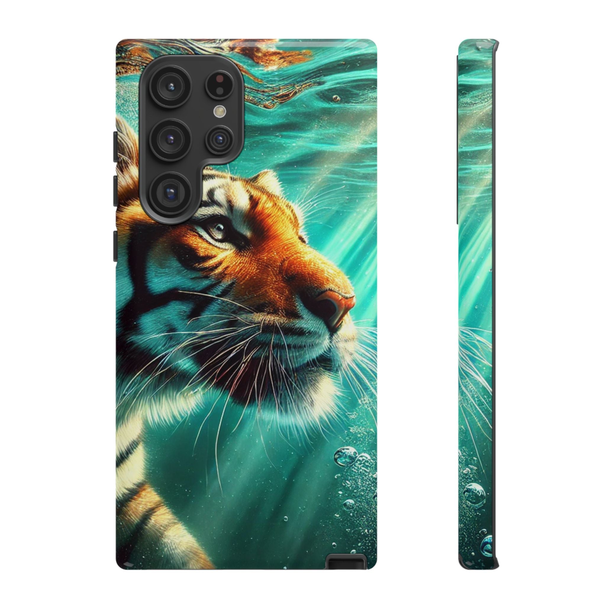 Underwater Tiger Phone Case Premium Wildlife Design