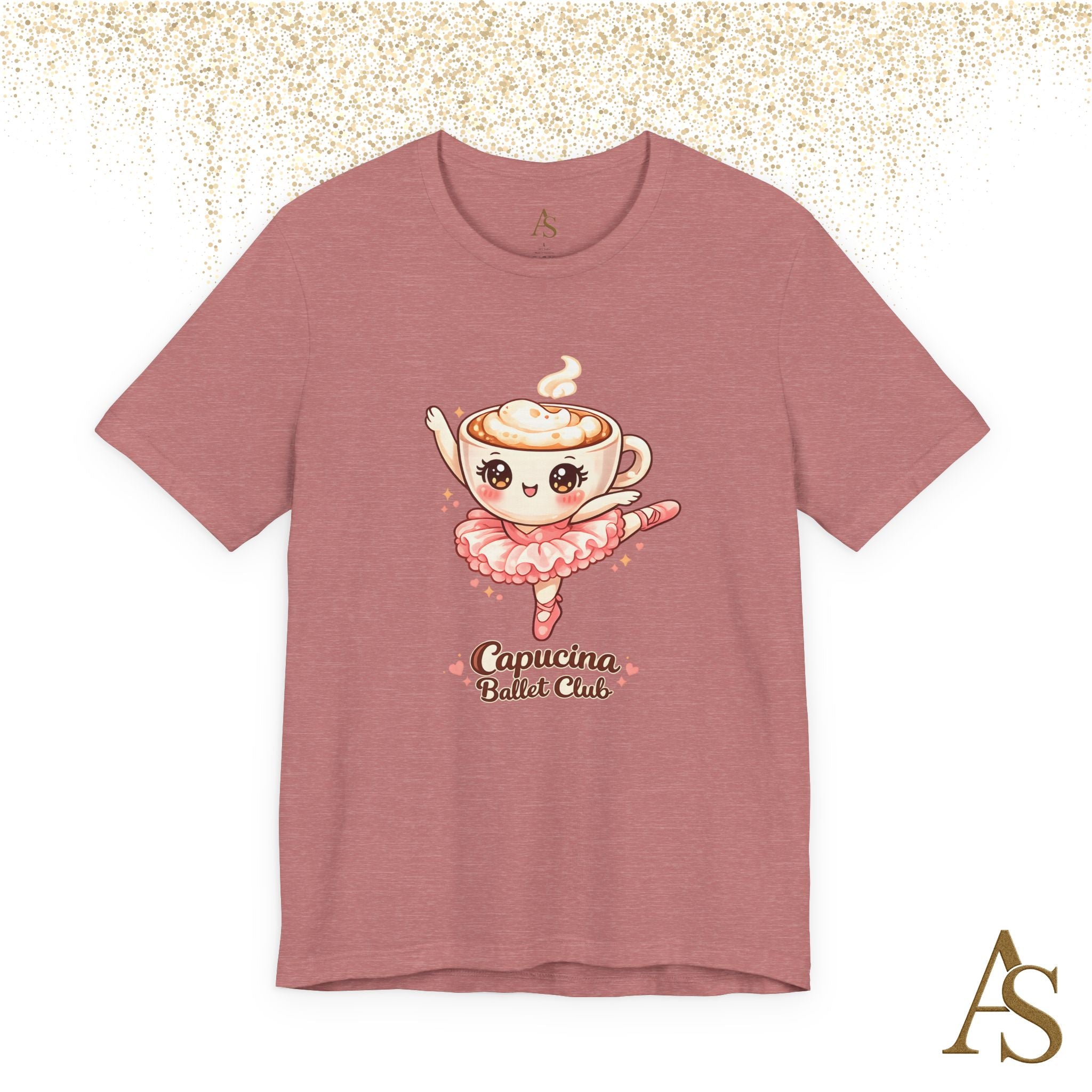 Capucina Ballet Club Kawaii Coffee Ballerina T Shirt Cute Cappuccino Dancer Tee