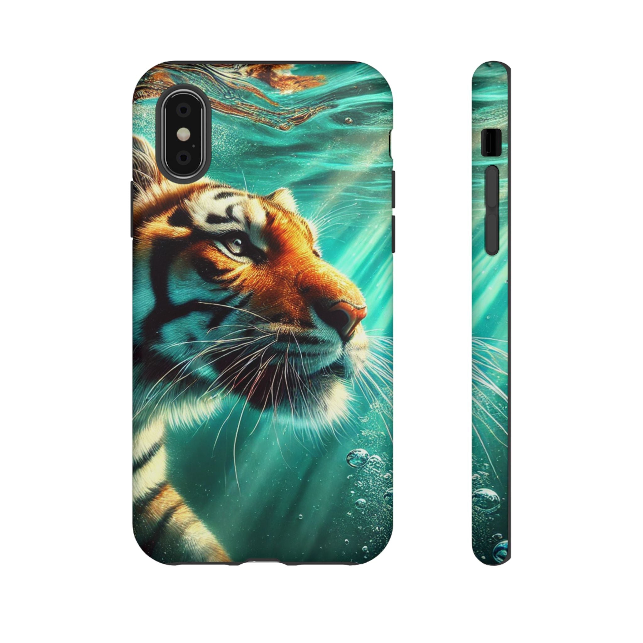 Underwater Tiger Phone Case Premium Wildlife Design