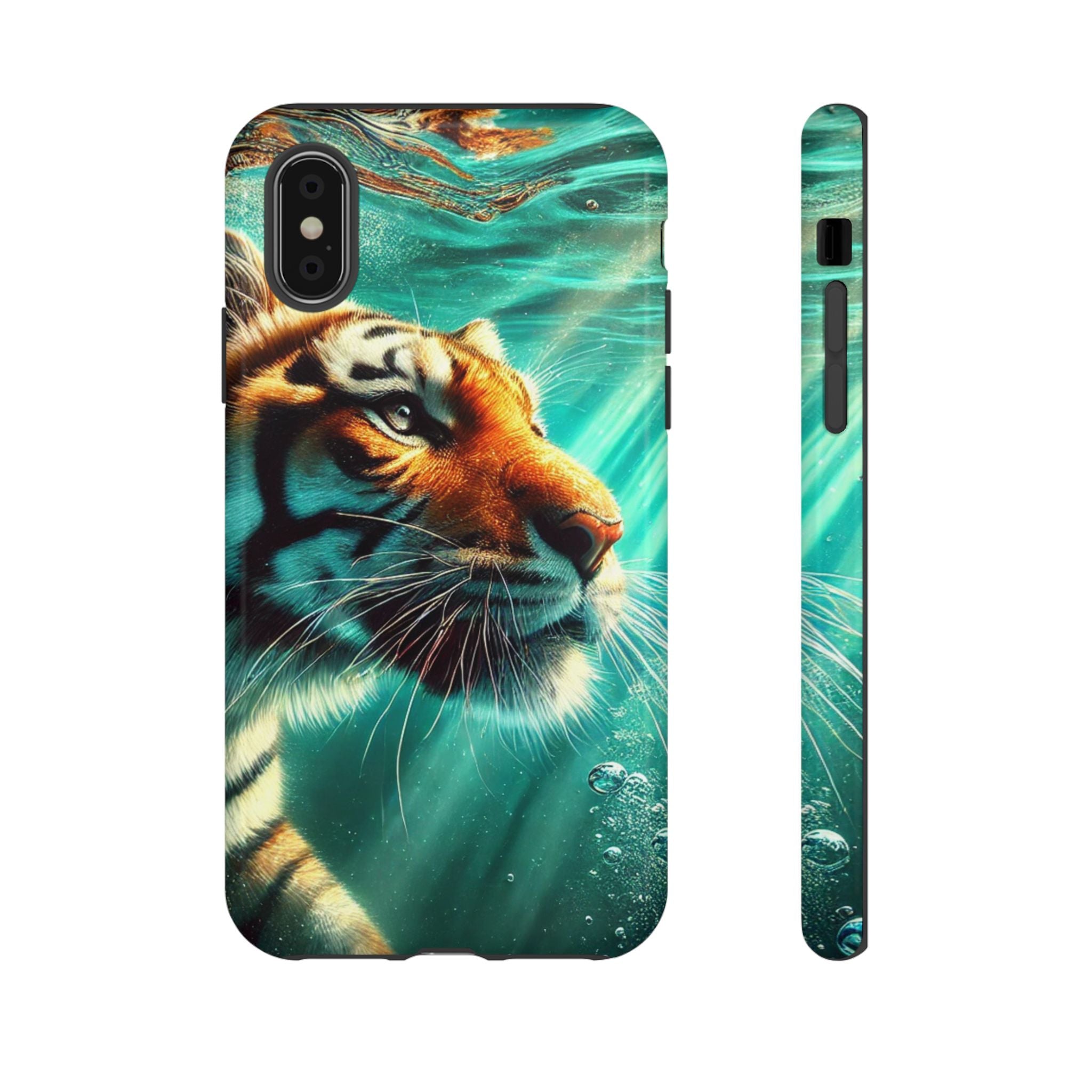 Underwater Tiger Phone Case Premium Wildlife Design