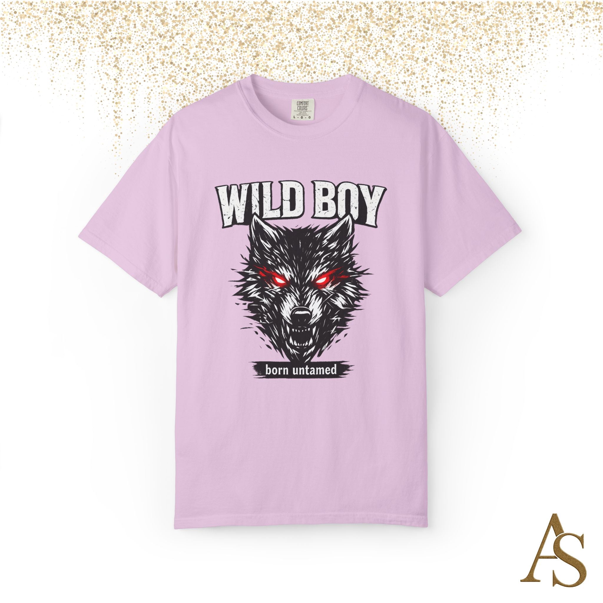 Wild Boy Wolf T-Shirt – Red Eyes Graphic Tee