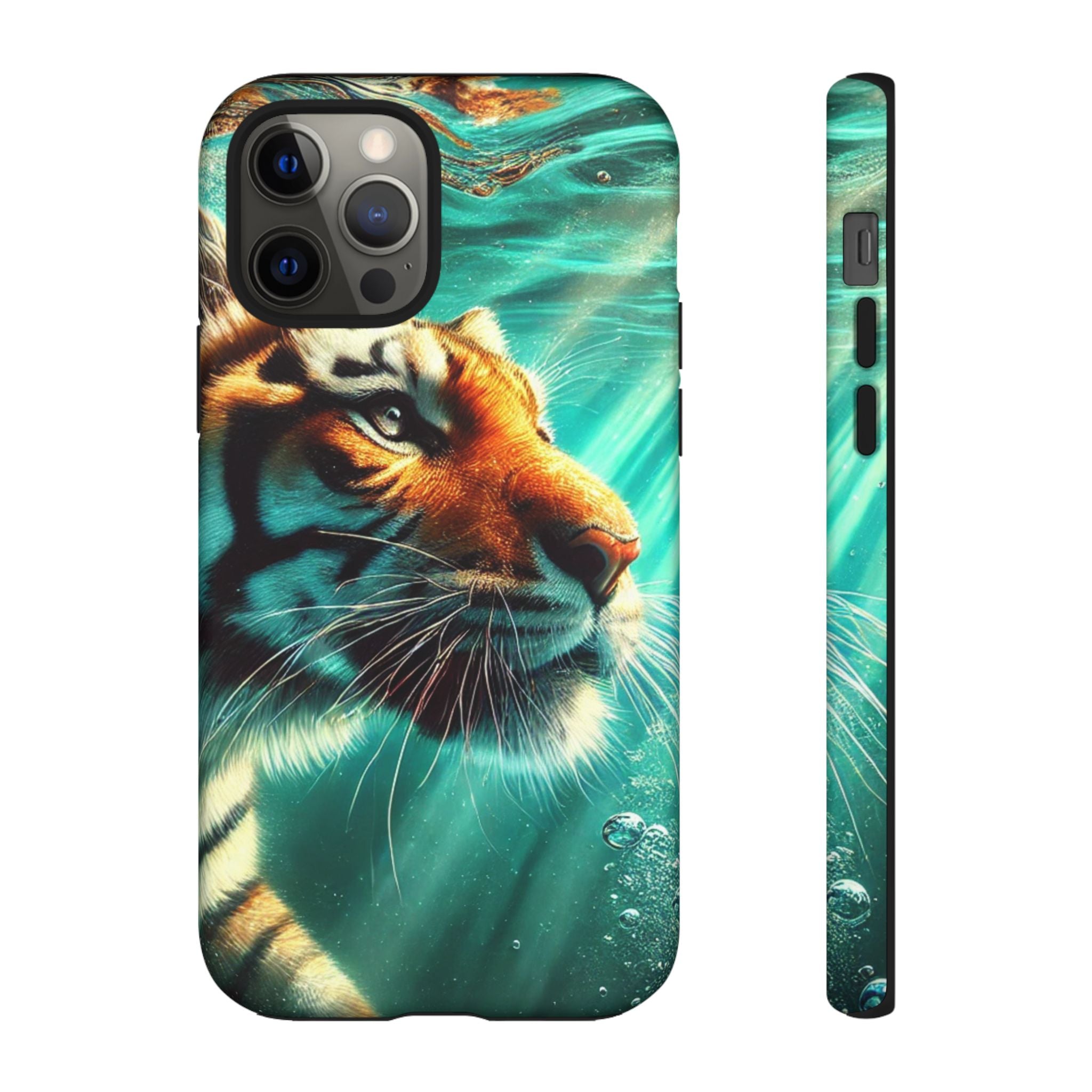 Underwater Tiger Phone Case Premium Wildlife Design