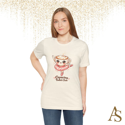 Capucina Ballet Club Kawaii Coffee Ballerina T Shirt Cute Cappuccino Dancer Tee
