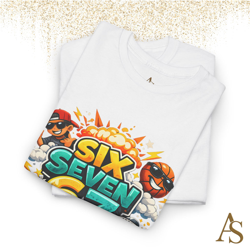 Six Seven 67 Graphic T Shirt Viral Meme Gaming Streetwear Funny Gen Z Shirt Unisex