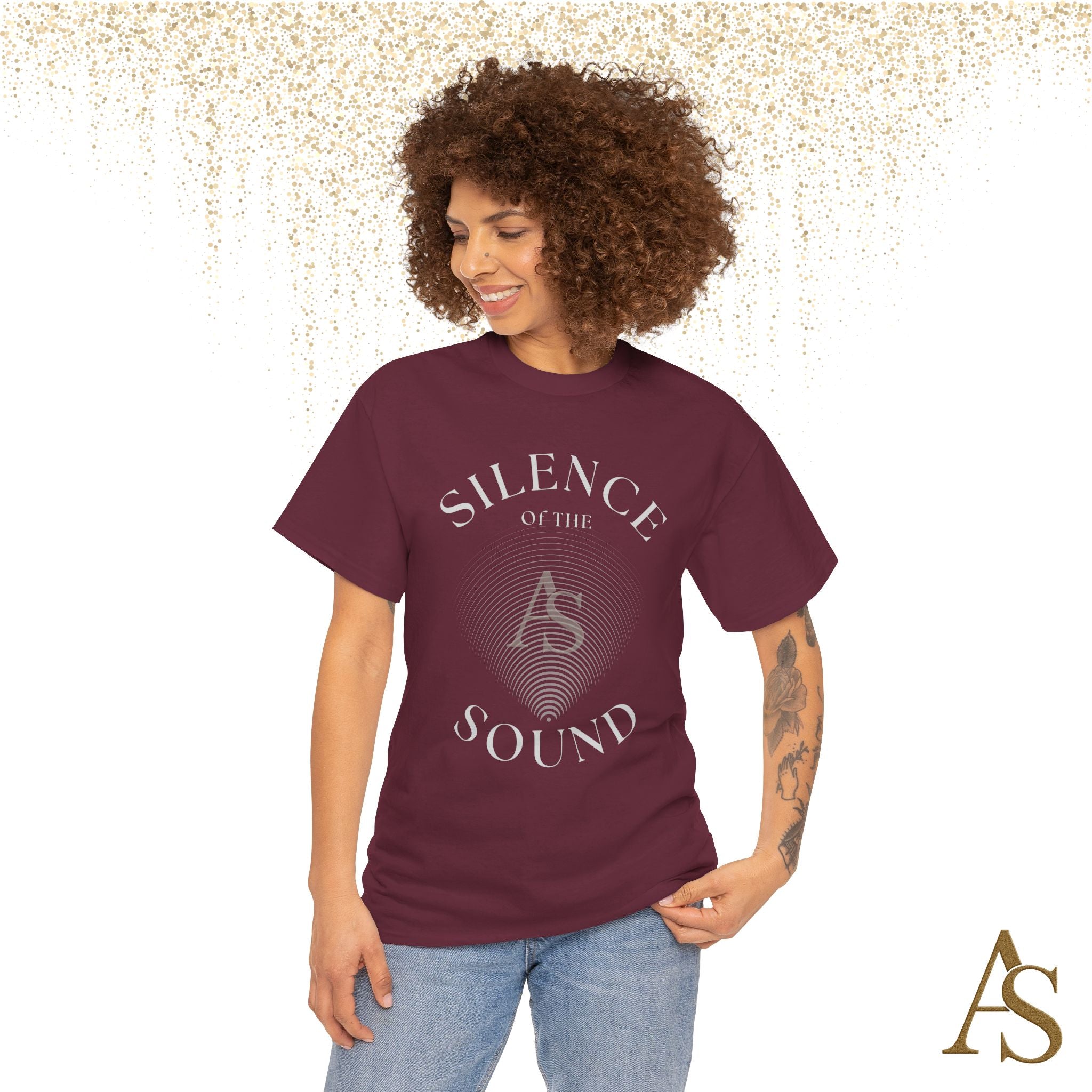Silence of the Sound T Shirt Minimalist Soundwave Graphic Tee Arcadia Silence
