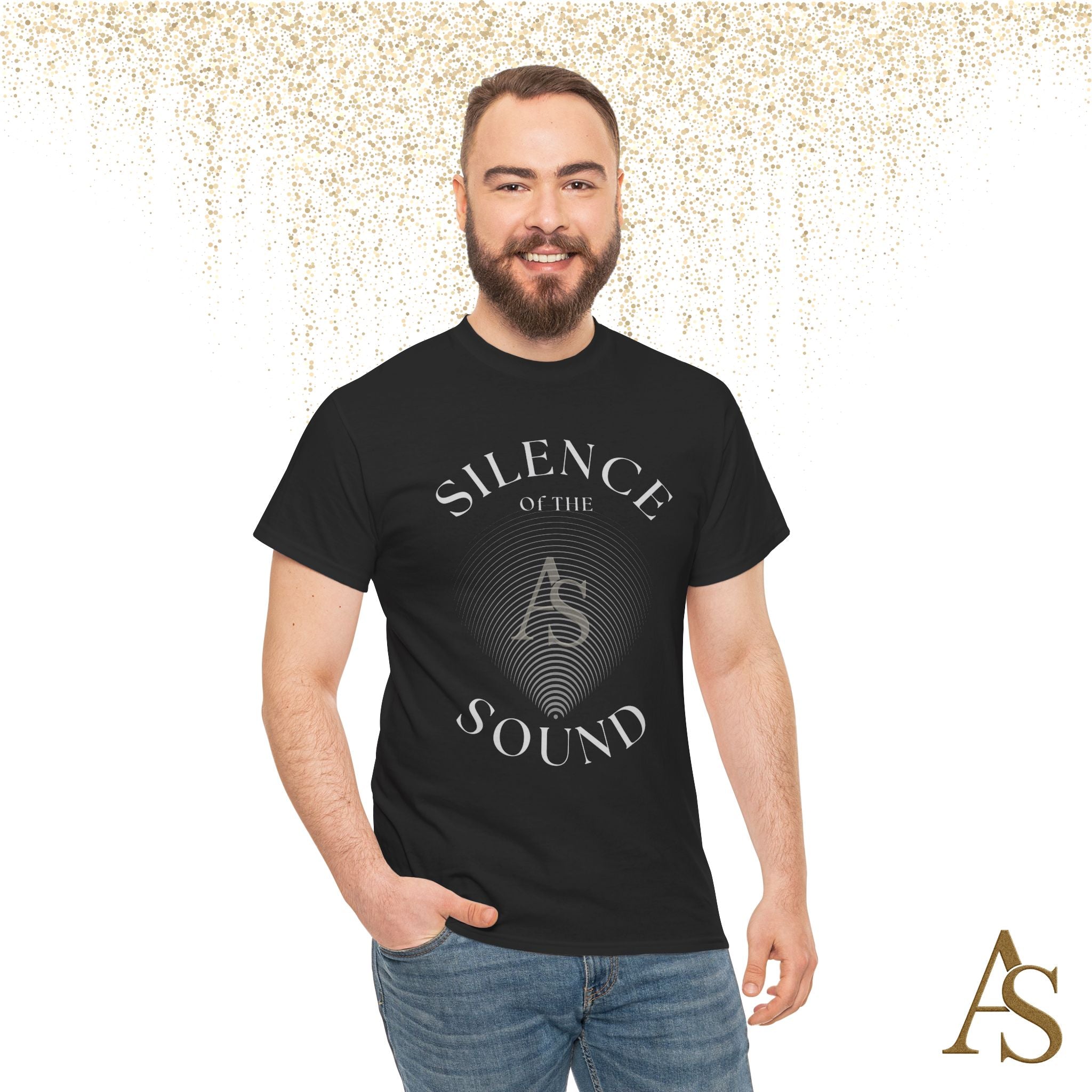 Silence of the Sound T Shirt Minimalist Soundwave Graphic Tee Arcadia Silence