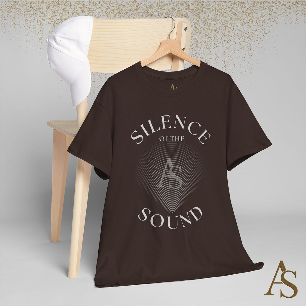 Silence of the Sound T Shirt Minimalist Soundwave Graphic Tee Arcadia Silence