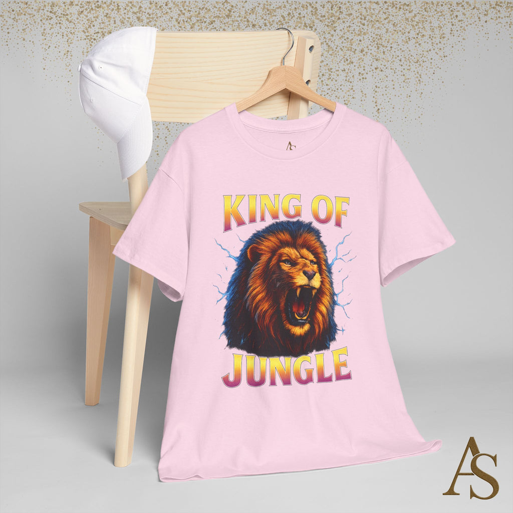 Retro 90s Lion T-Shirt King of Jungle Graphic Vintage Streetwear Tee