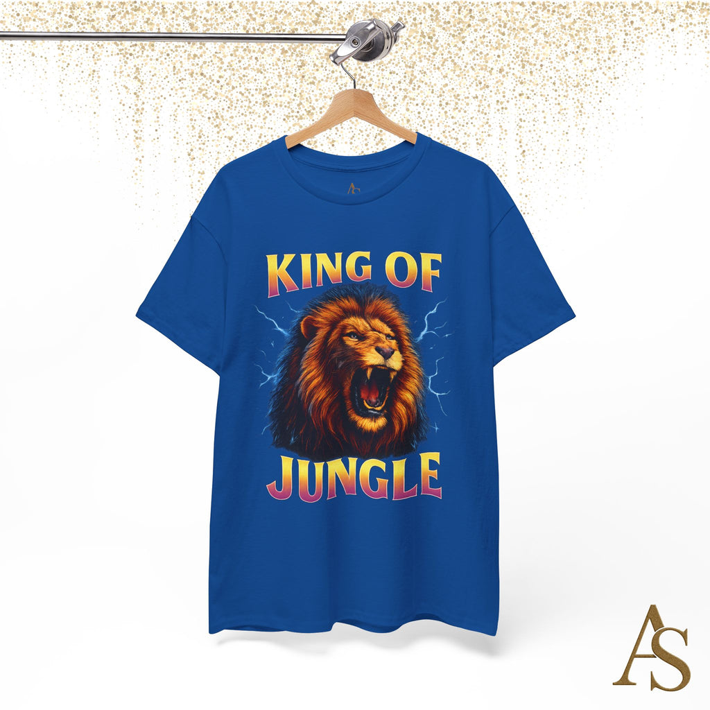 Retro 90s Lion T-Shirt King of Jungle Graphic Vintage Streetwear Tee