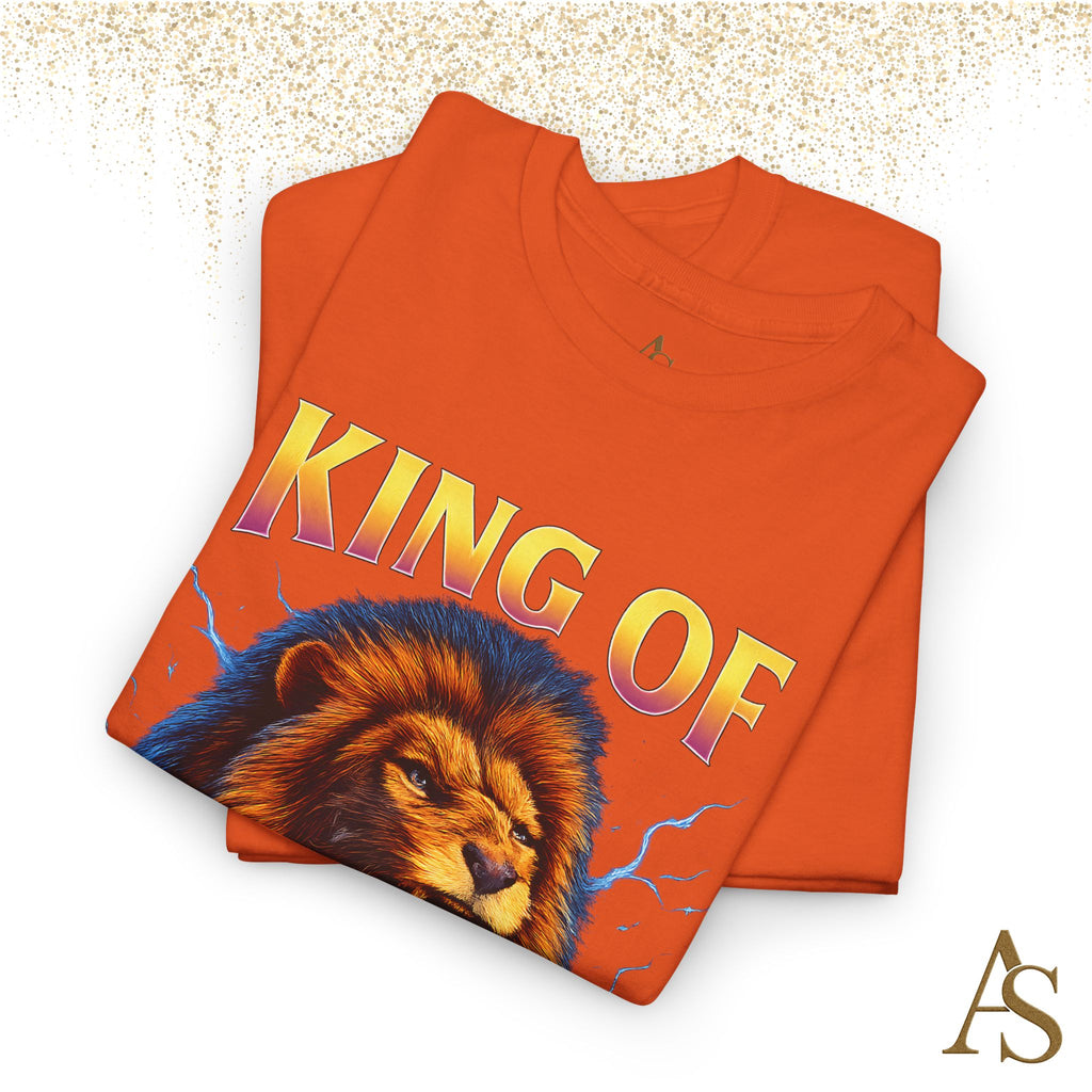 Retro 90s Lion T-Shirt King of Jungle Graphic Vintage Streetwear Tee