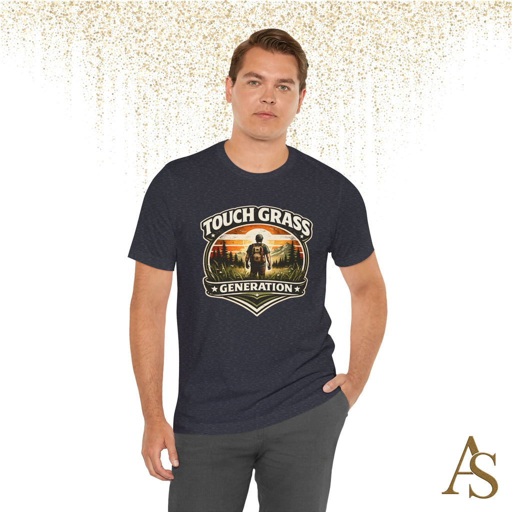 Touch Grass Generation T Shirt Premium Nature Graphic Tee
