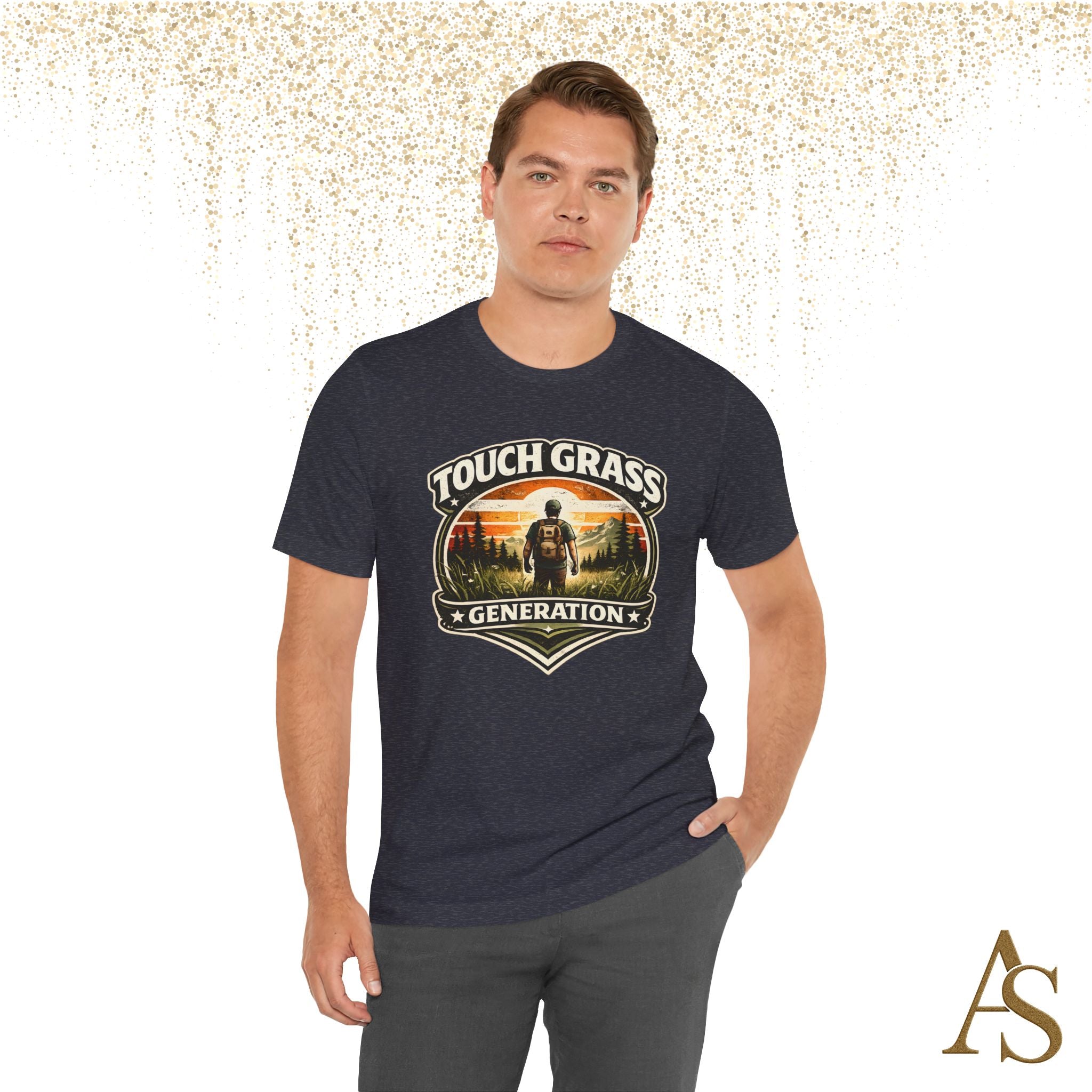 Touch Grass Generation T Shirt Premium Nature Graphic Tee