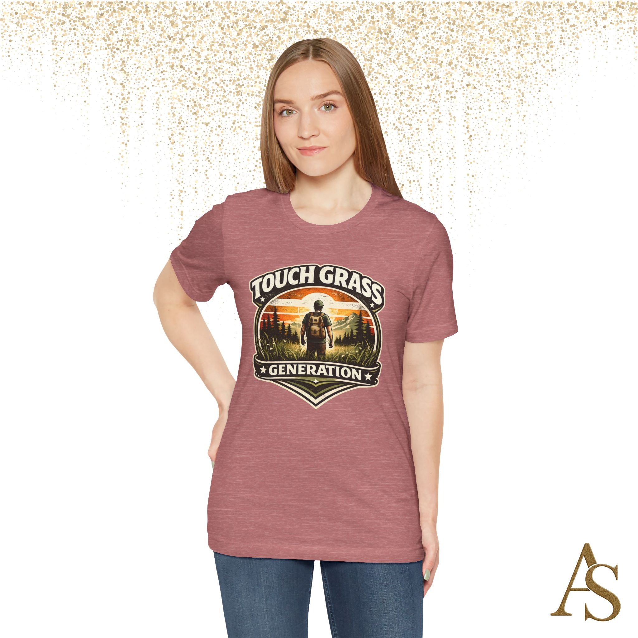 Touch Grass Generation T Shirt Premium Nature Graphic Tee