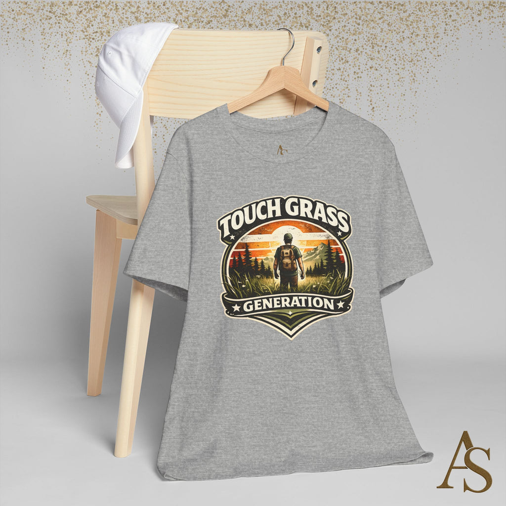 Touch Grass Generation T Shirt Premium Nature Graphic Tee