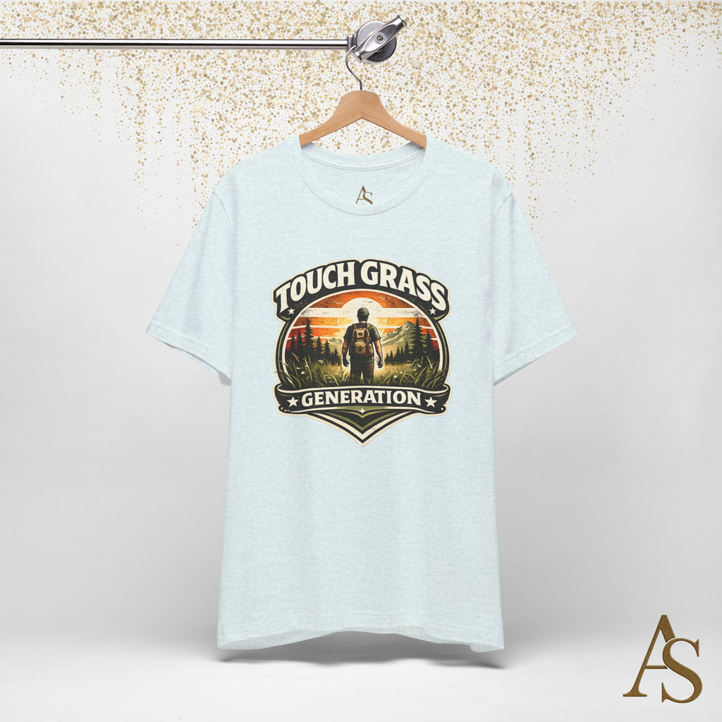 Touch Grass Generation T Shirt Premium Nature Graphic Tee