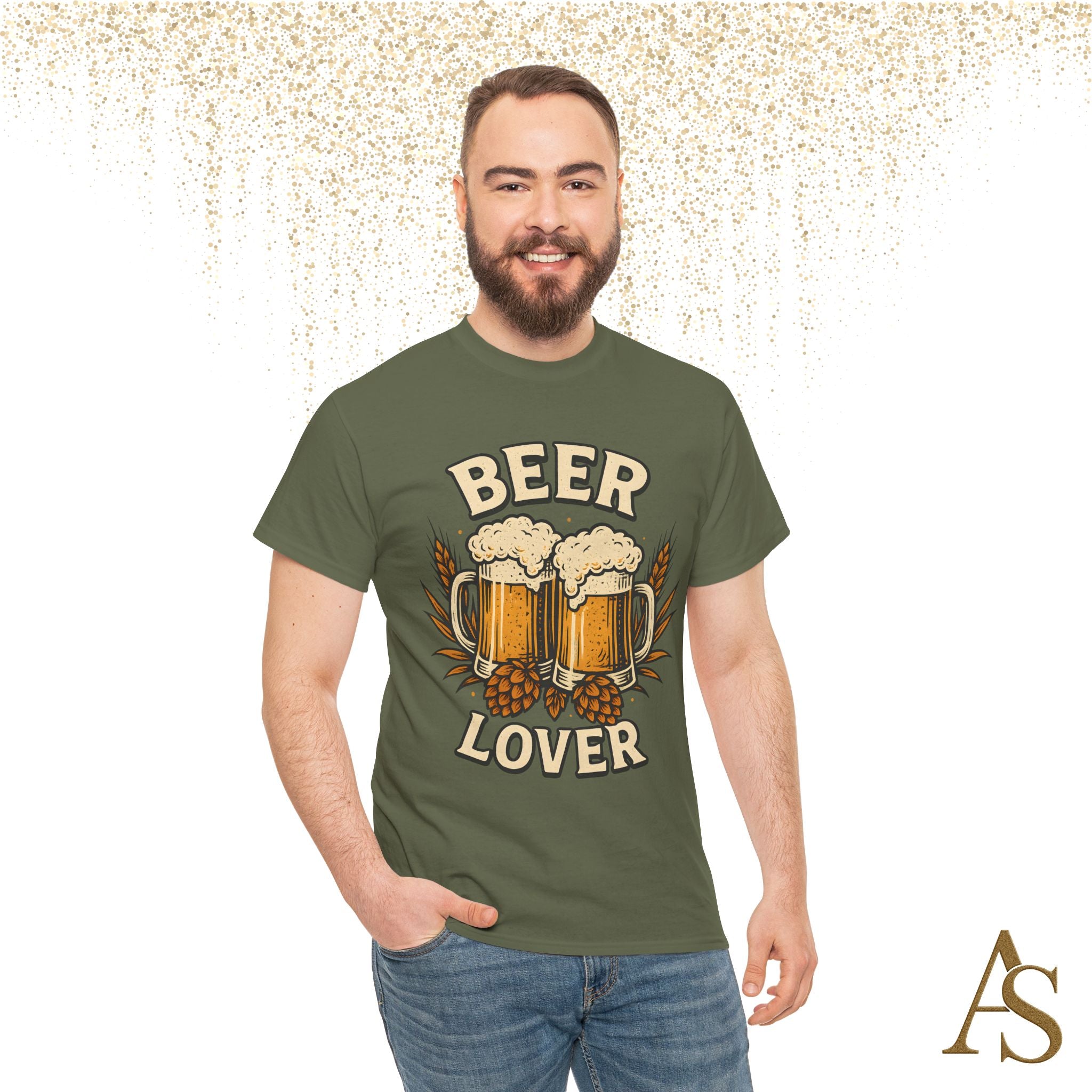 Beer Lover T Shirt Funny Beer Graphic Tee Unisex Heavy Cotton Shirt Gift for Beer Lovers Casual Brewery Style