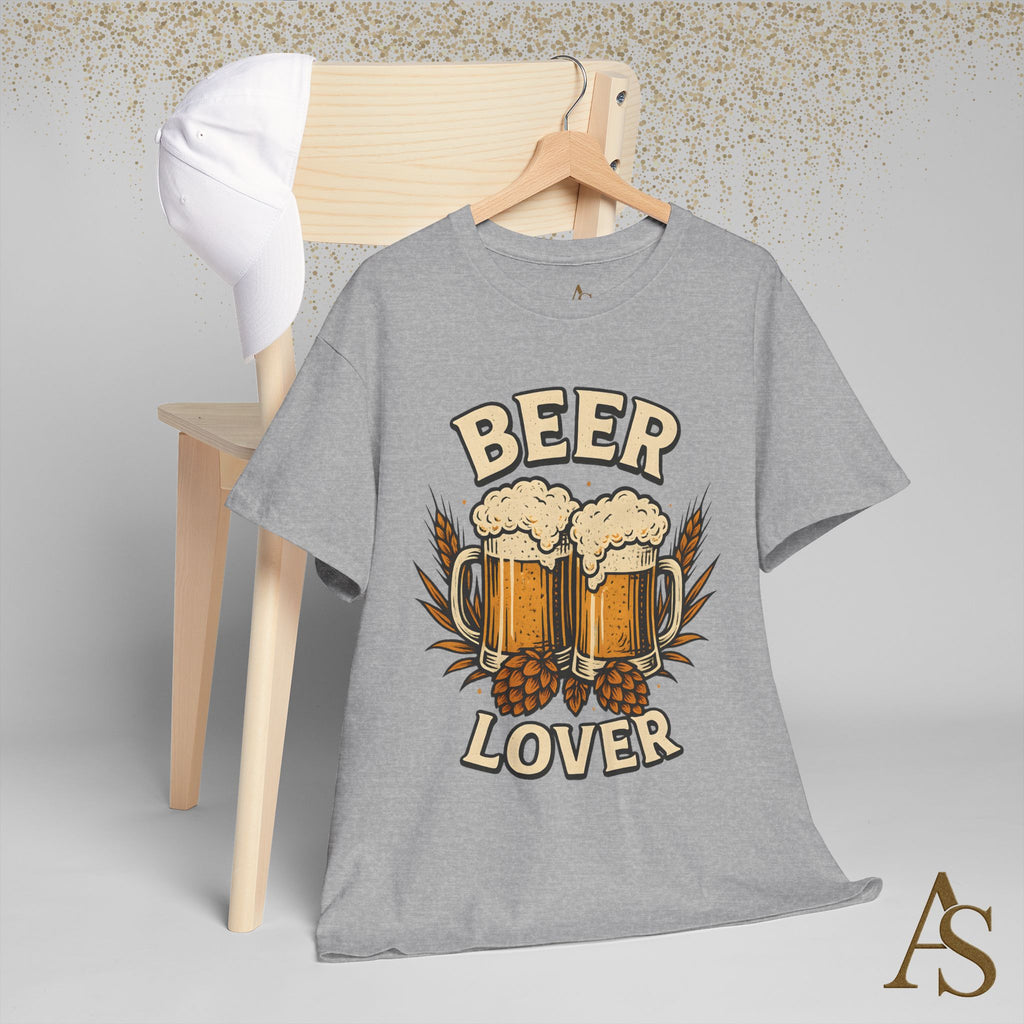 Beer Lover T Shirt Funny Beer Graphic Tee Unisex Heavy Cotton Shirt Gift for Beer Lovers Casual Brewery Style