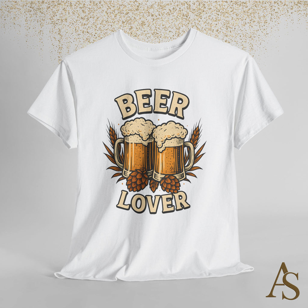 Beer Lover T Shirt Funny Beer Graphic Tee Unisex Heavy Cotton Shirt Gift for Beer Lovers Casual Brewery Style