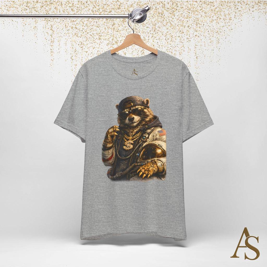 Raccoon Astronaut Graphic T-Shirt – Premium Streetwear Tee