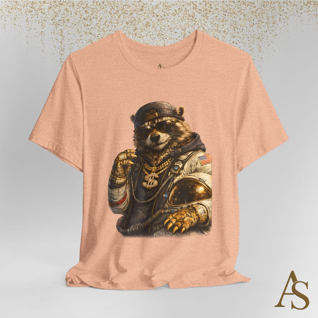 Raccoon Astronaut Graphic T-Shirt – Premium Streetwear Tee