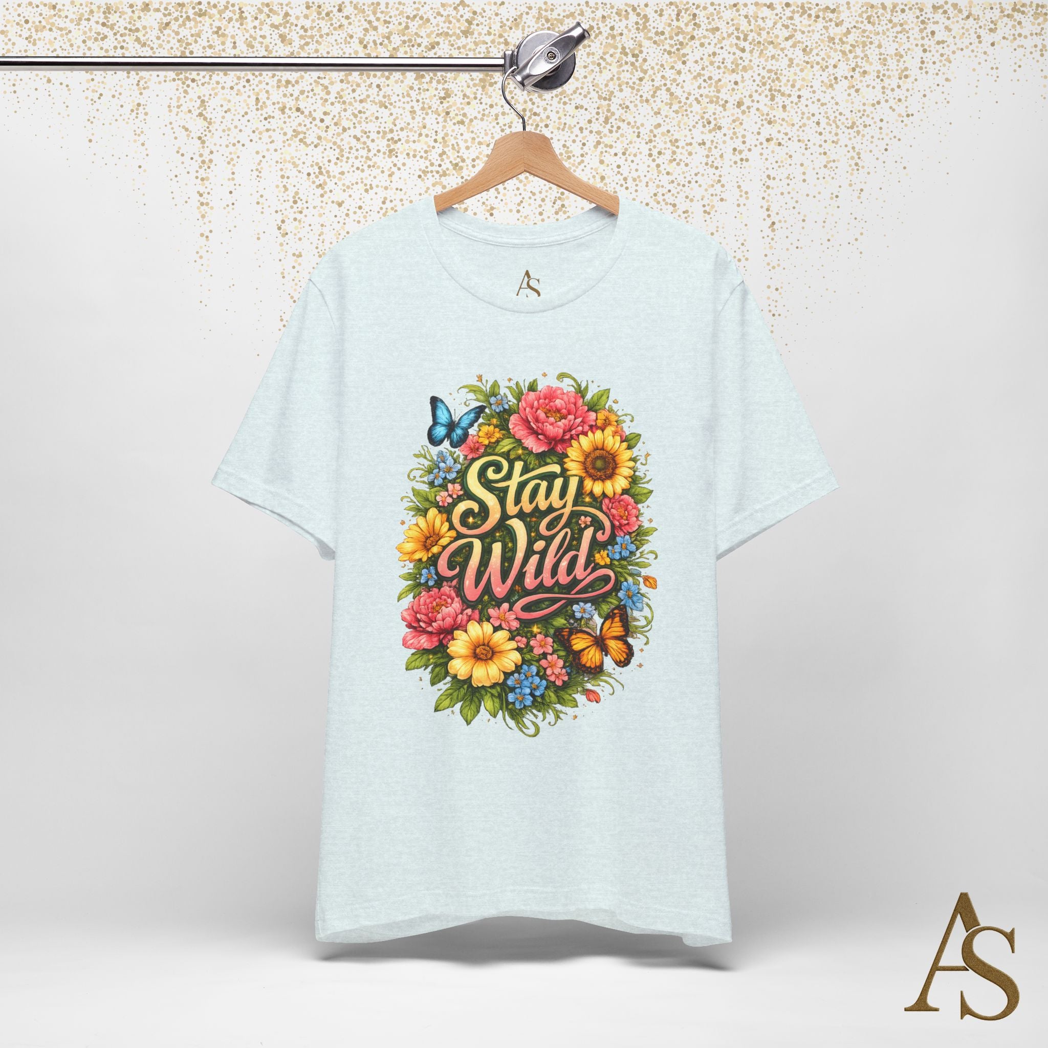 Stay Wild Floral T-Shirt – Boho Flower Graphic Tee