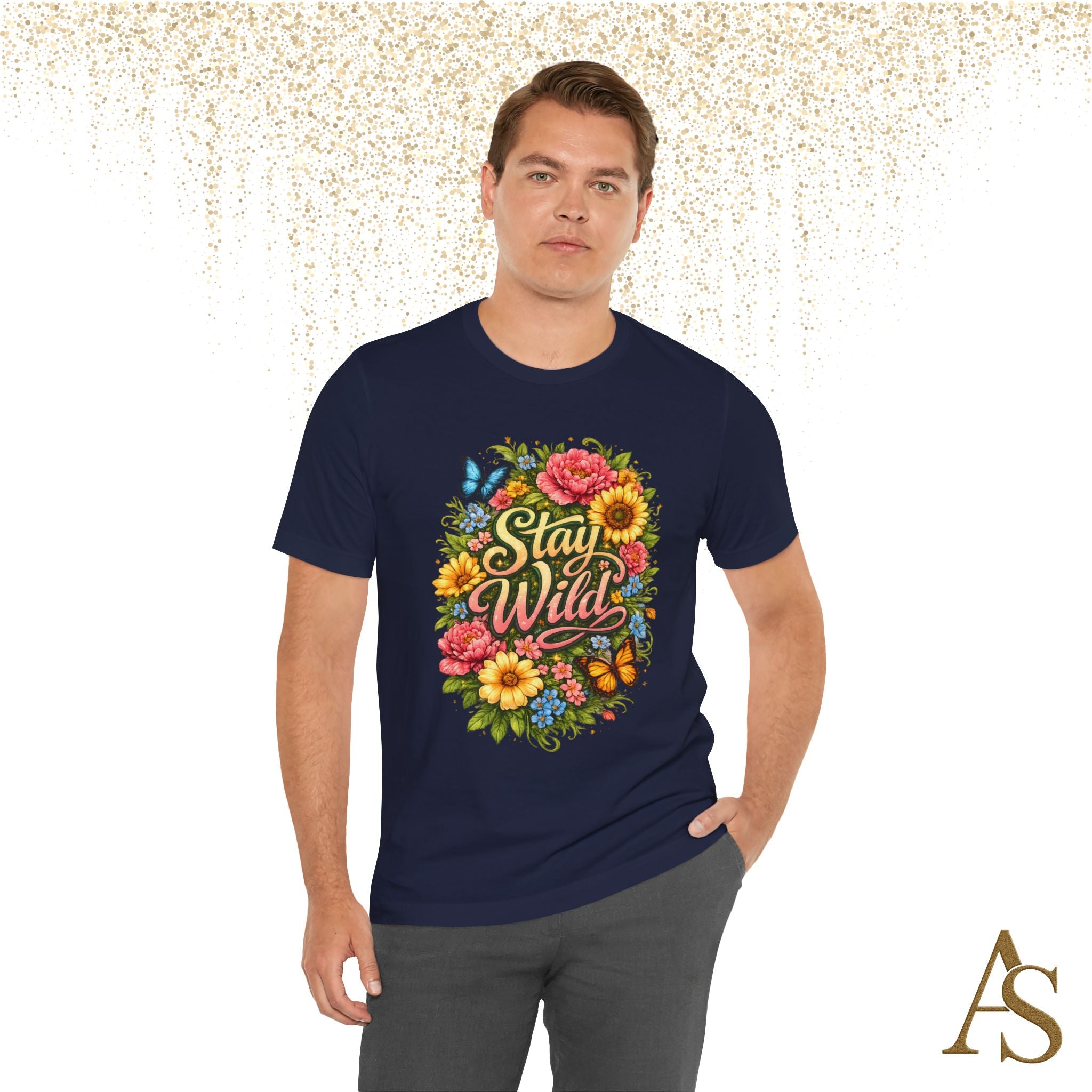 Stay Wild Floral T-Shirt – Boho Flower Graphic Tee