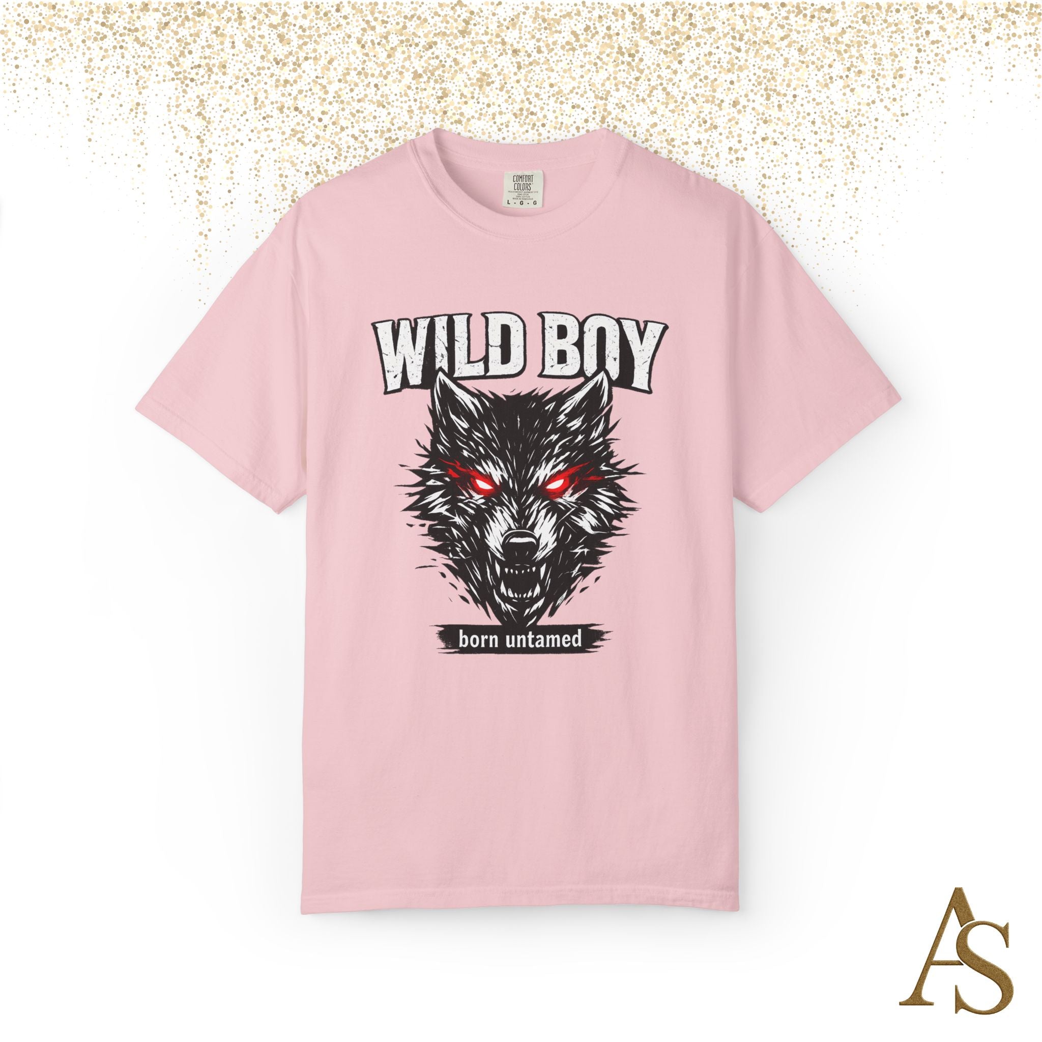 Wild Boy Wolf T-Shirt – Red Eyes Graphic Tee