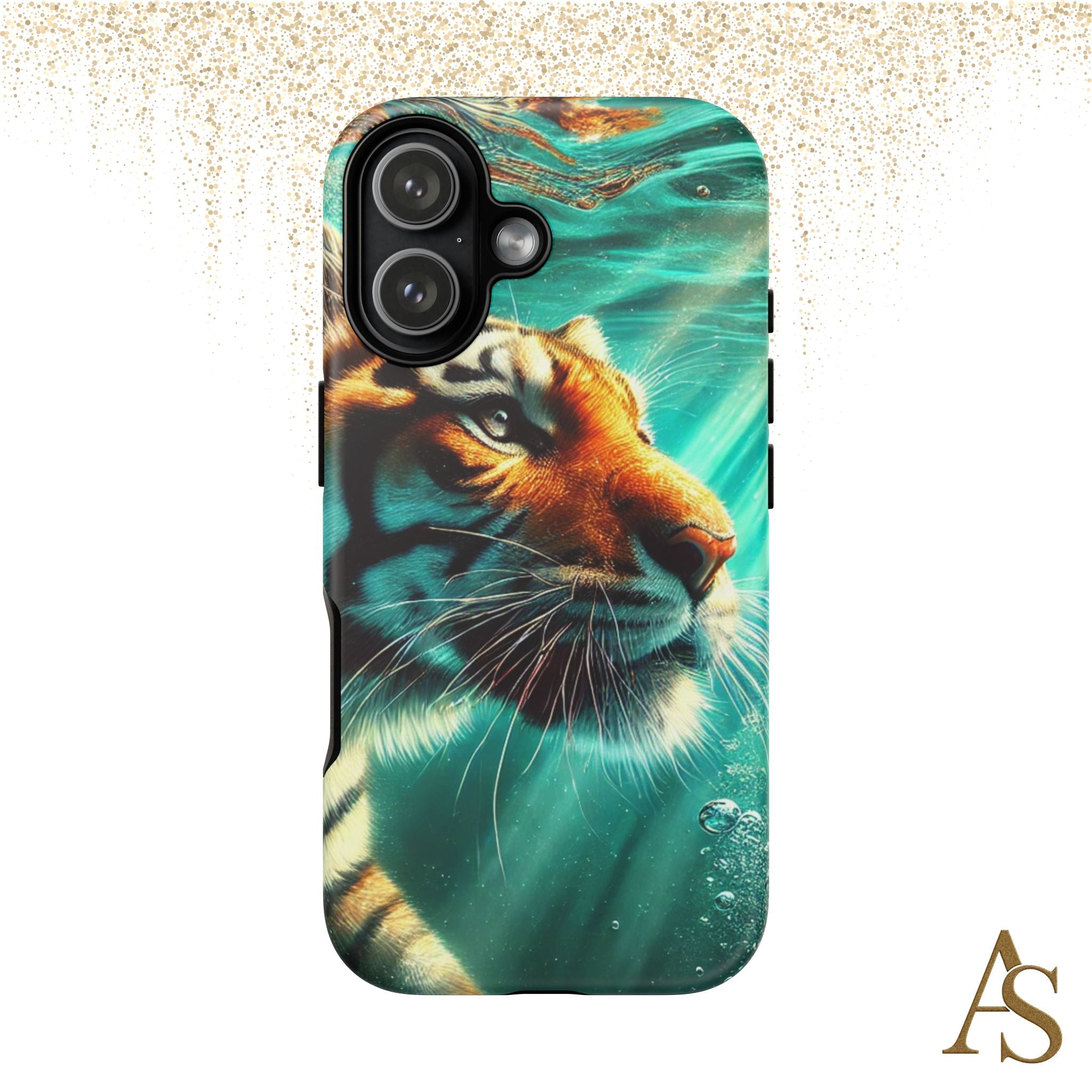 Underwater Tiger Phone Case Premium Wildlife Design