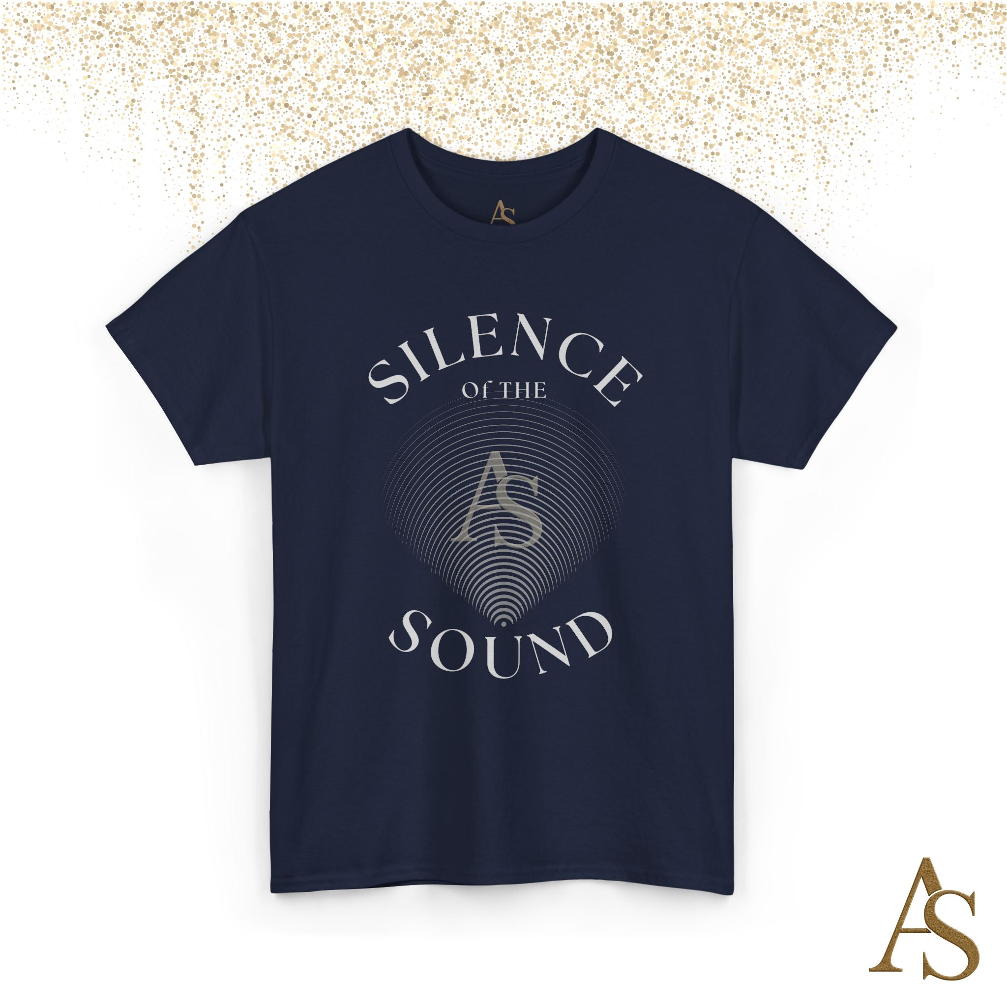 Silence of the Sound T Shirt Minimalist Soundwave Graphic Tee Arcadia Silence