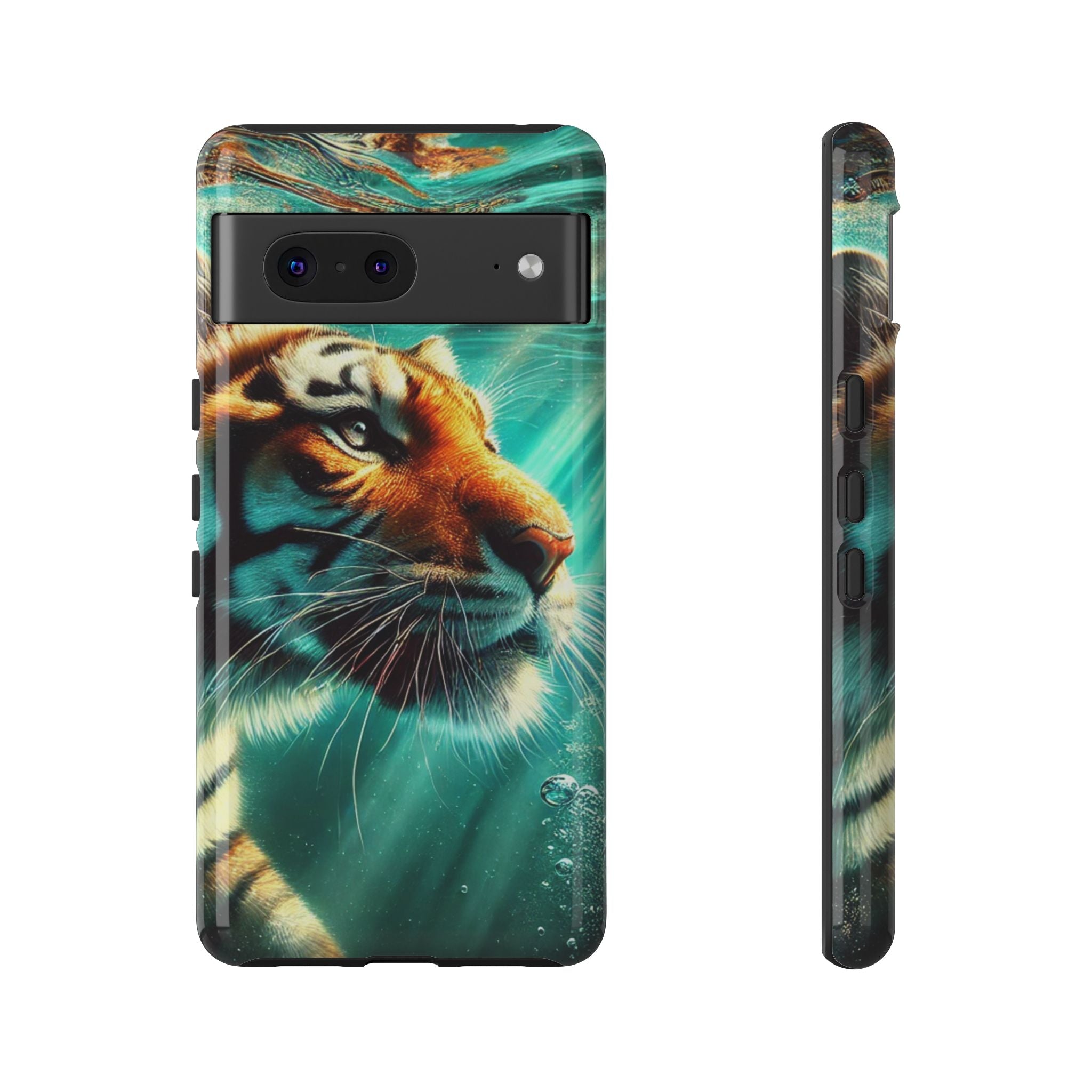 Underwater Tiger Phone Case Premium Wildlife Design
