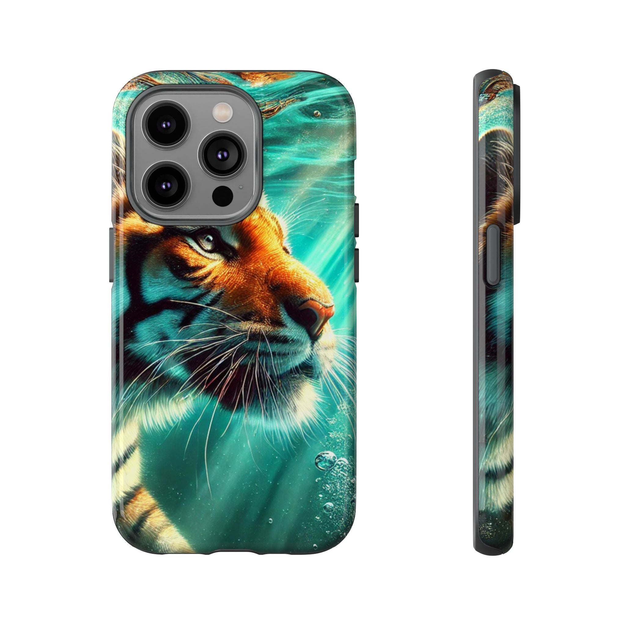 Underwater Tiger Phone Case Premium Wildlife Design